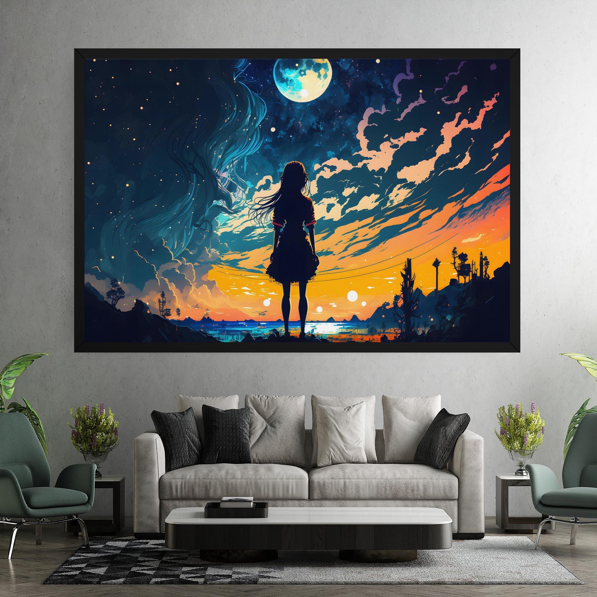 Картина на платно Mystical Woman Fairytale mockup 7