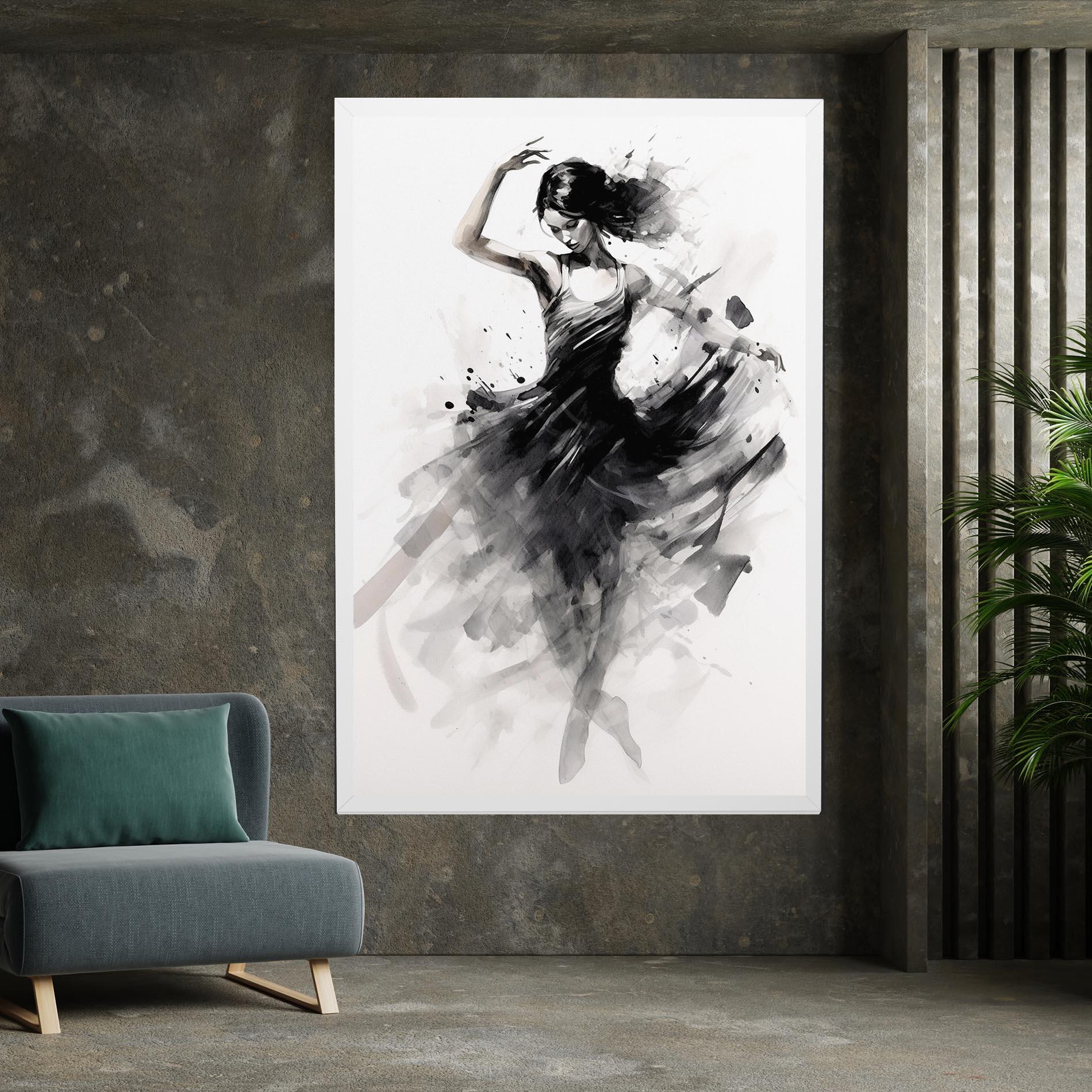 Картина на платно Dancing Woman mockup 7