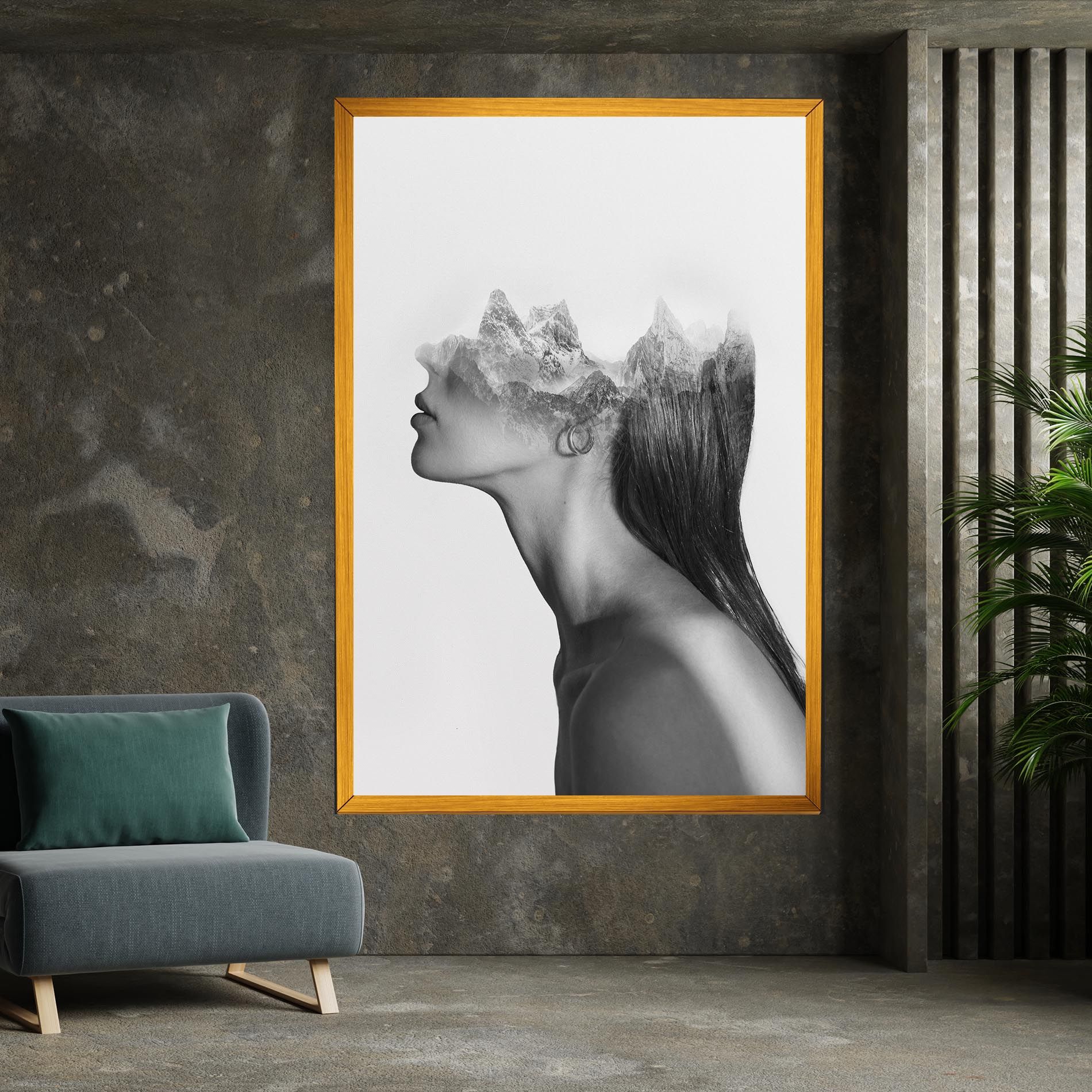 Woman Mountains View mockup 7