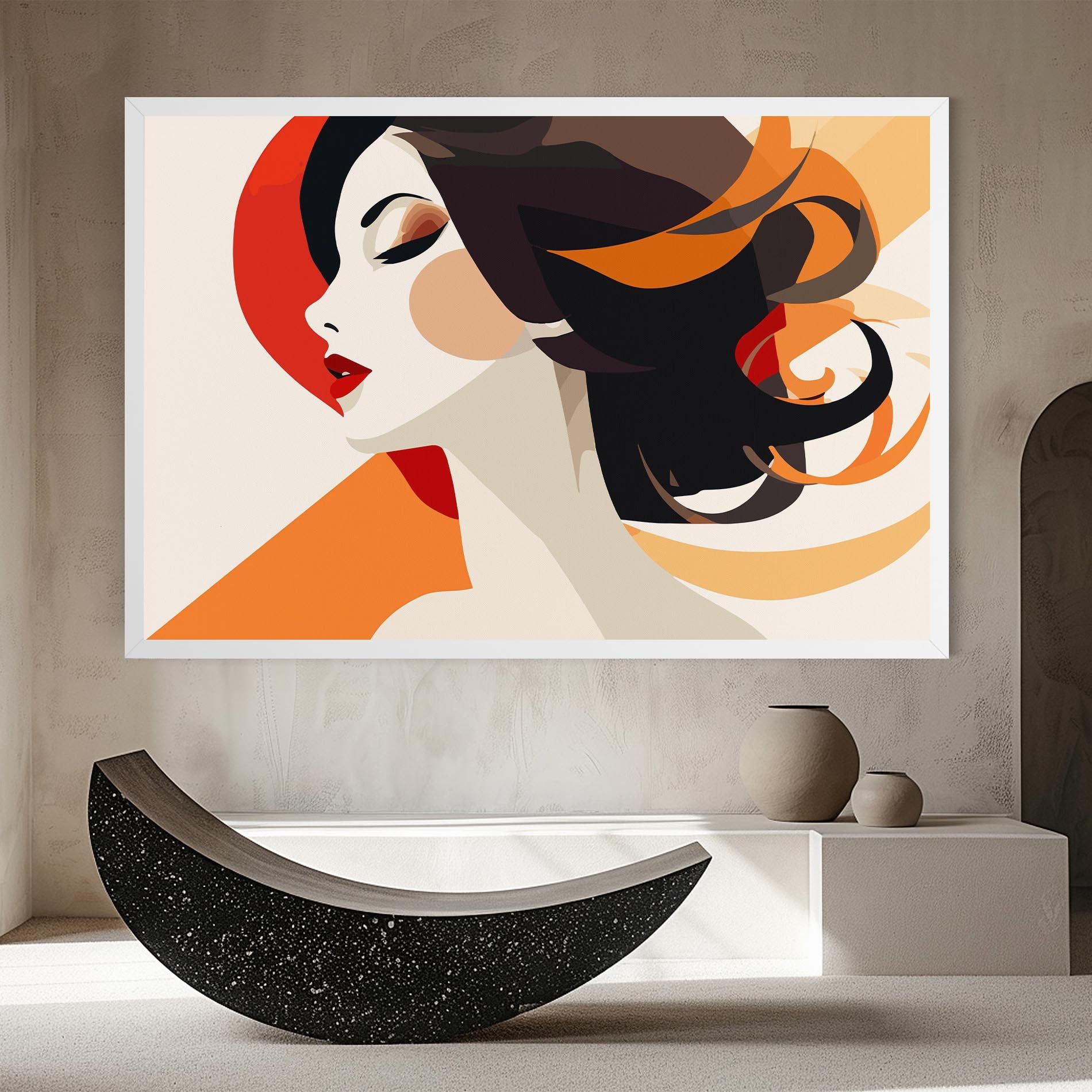 Abstract Autumn Woman mockup 8