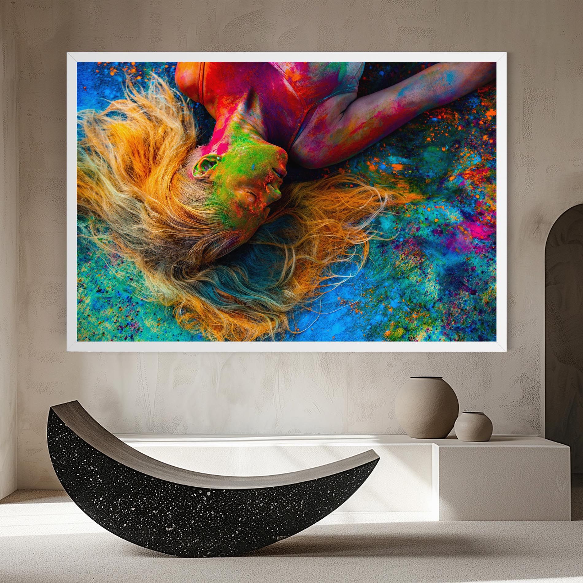 Powder Holi Woman mockup 8