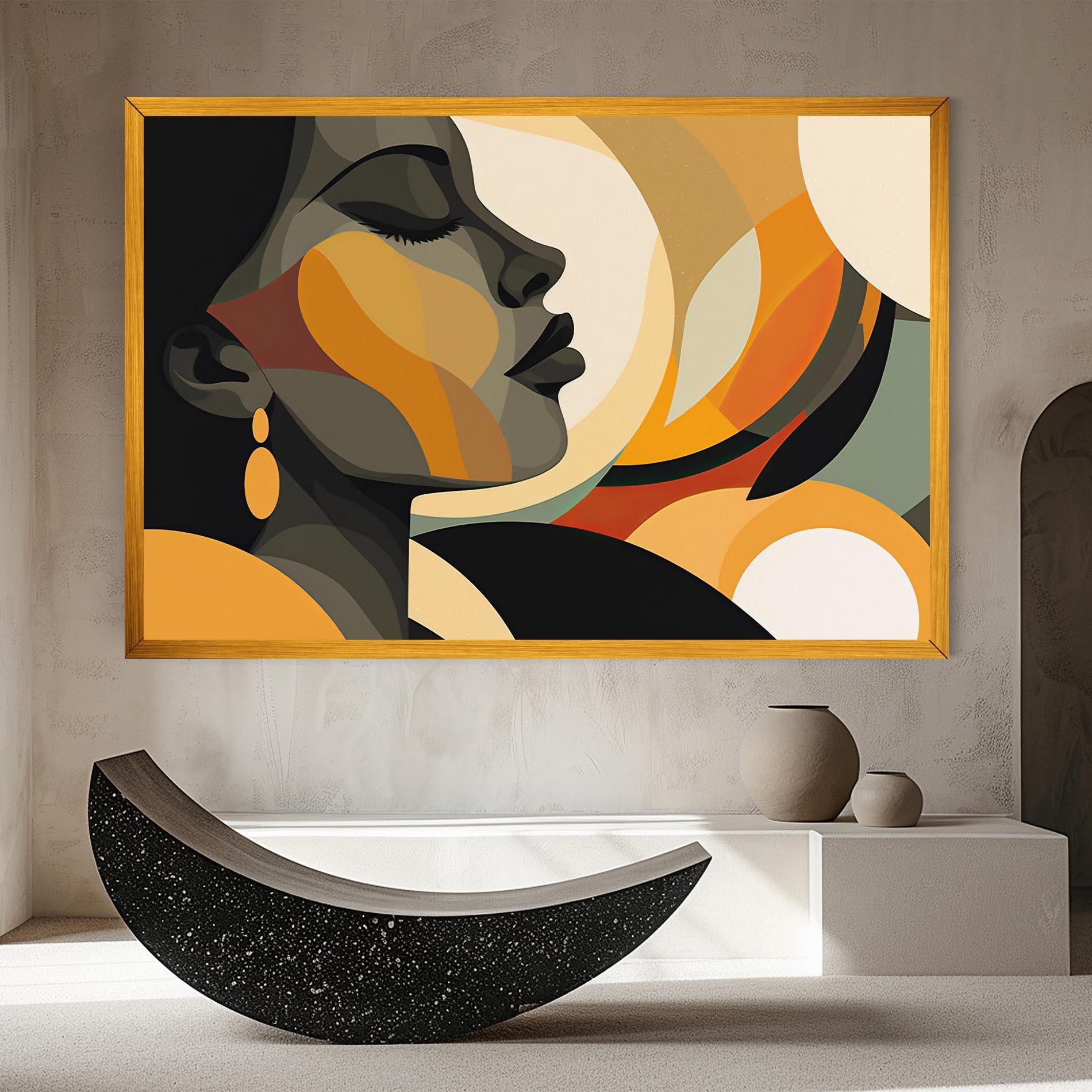 Картина на платно Dreamy Graphic Girl mockup 8