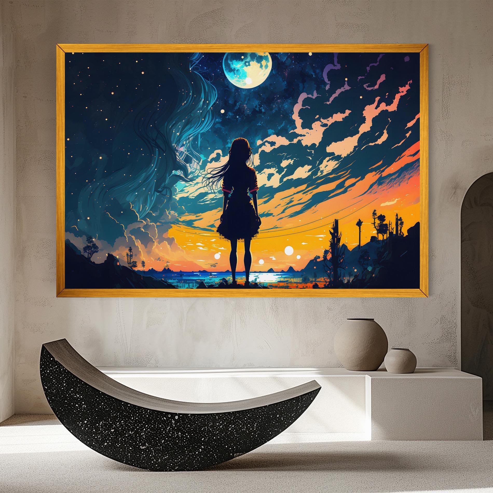 Картина на платно Mystical Woman Fairytale mockup 8