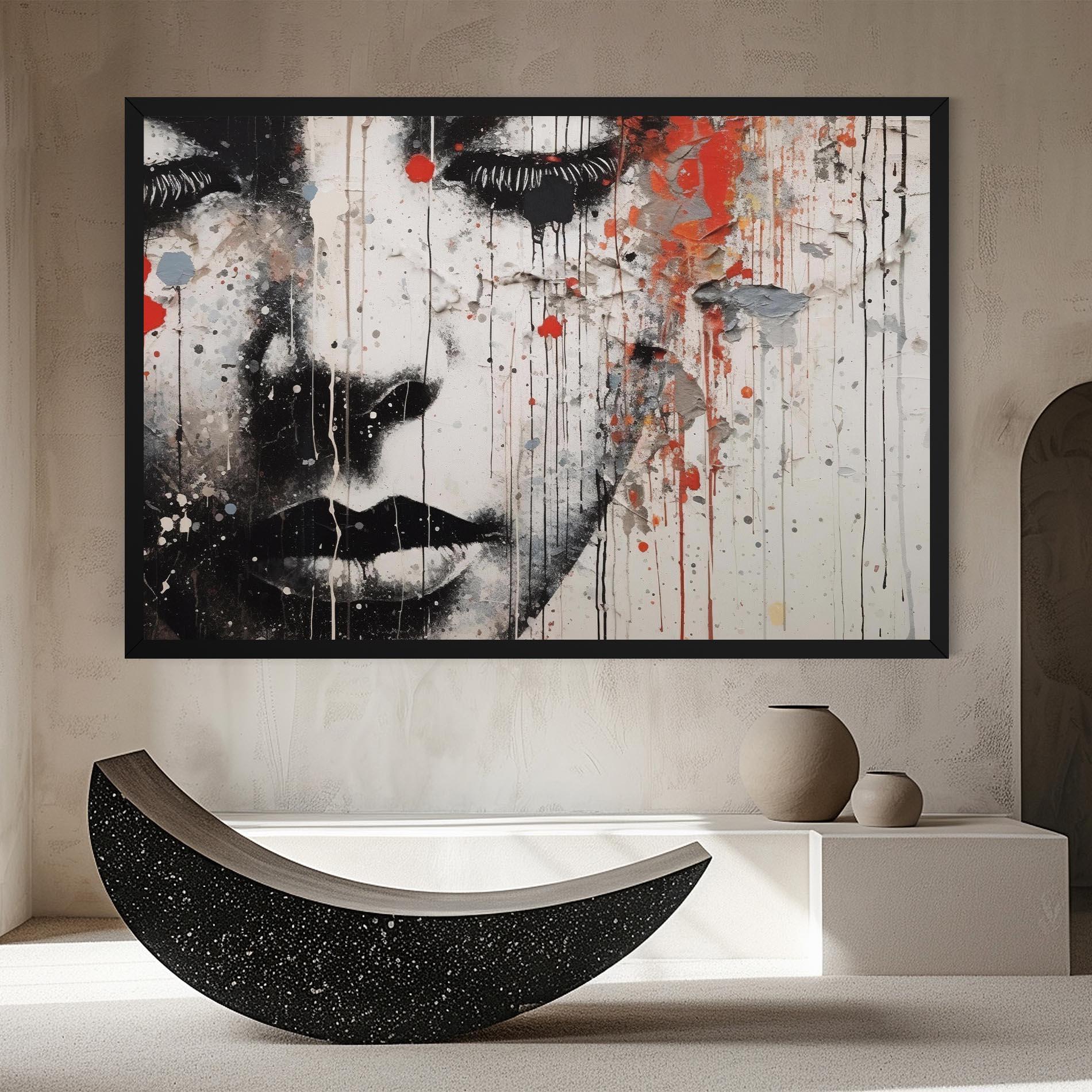 Картина на платно Ink Street Graffiti mockup 8