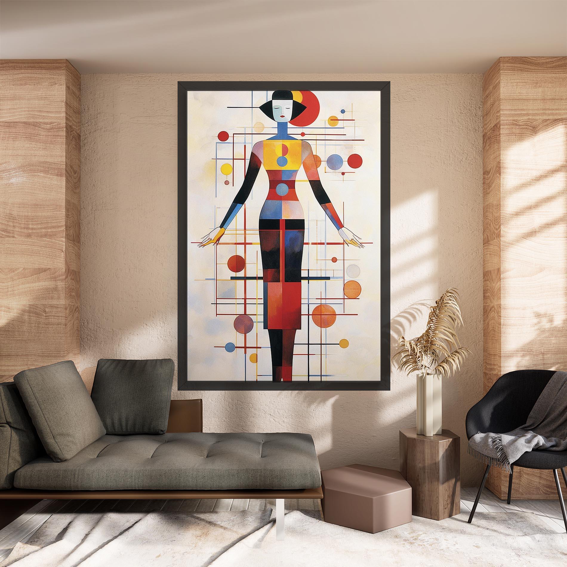 Картина на платно Poster Woman Artist mockup 8