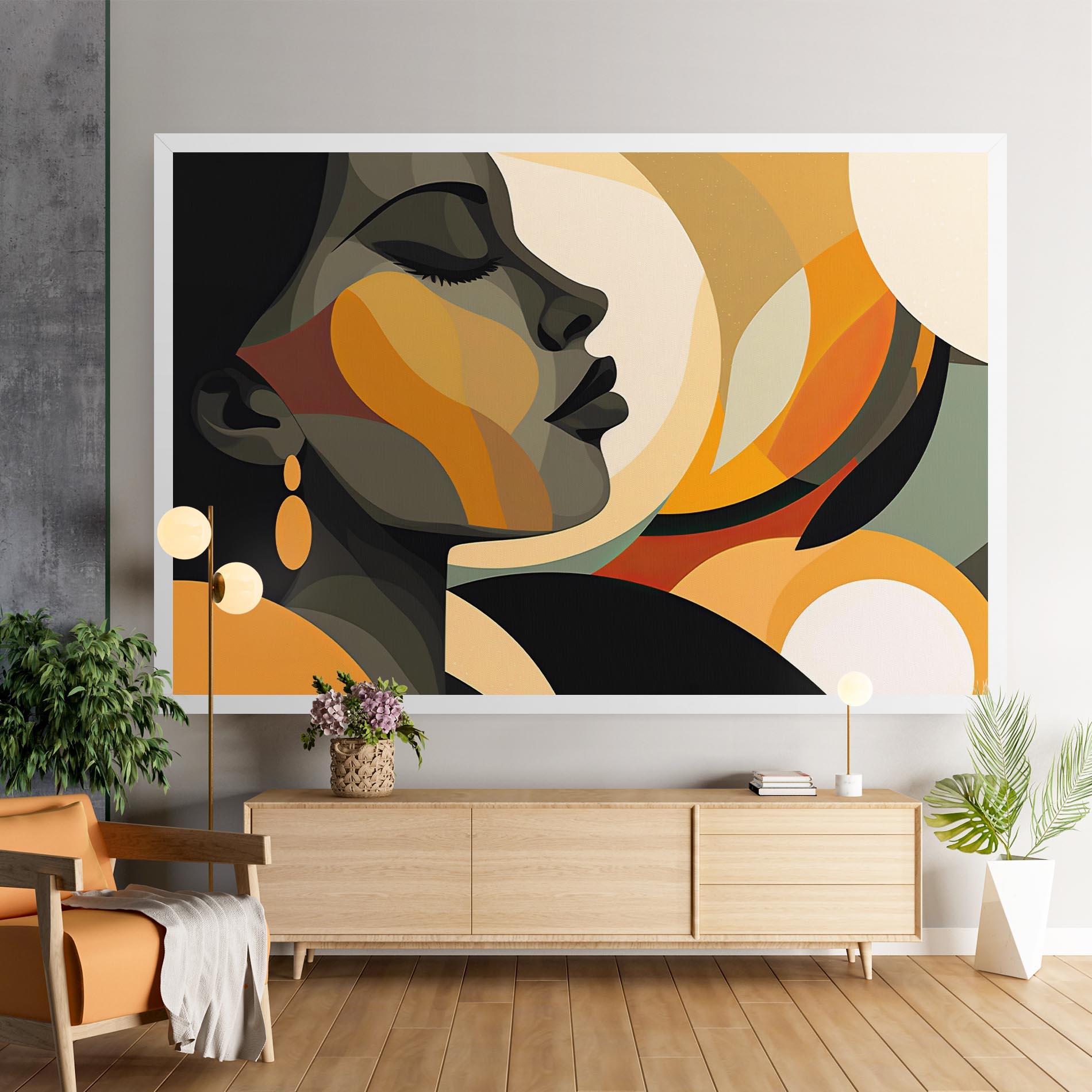 Картина на платно Dreamy Graphic Girl mockup 9