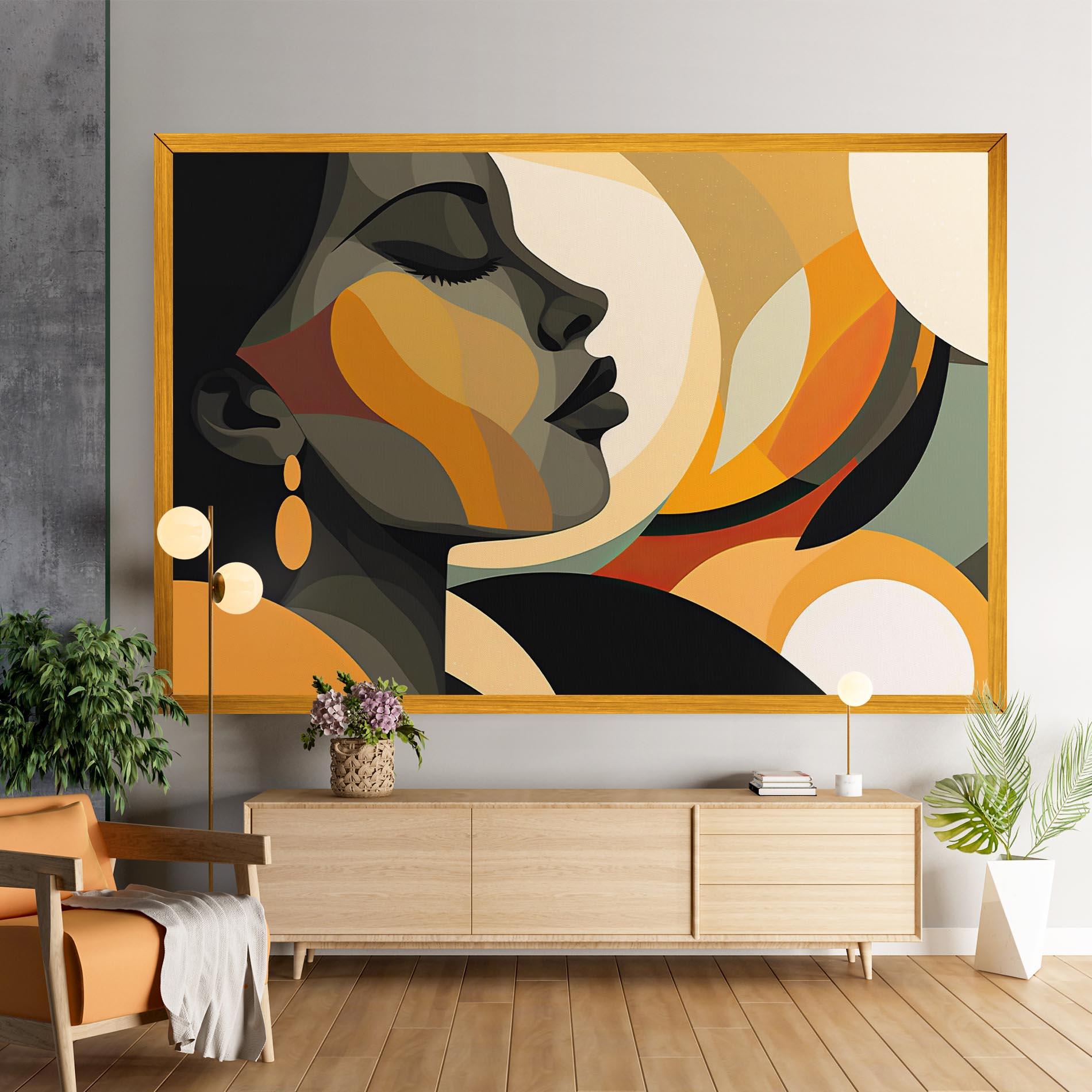 Картина на платно Dreamy Graphic Girl mockup 9