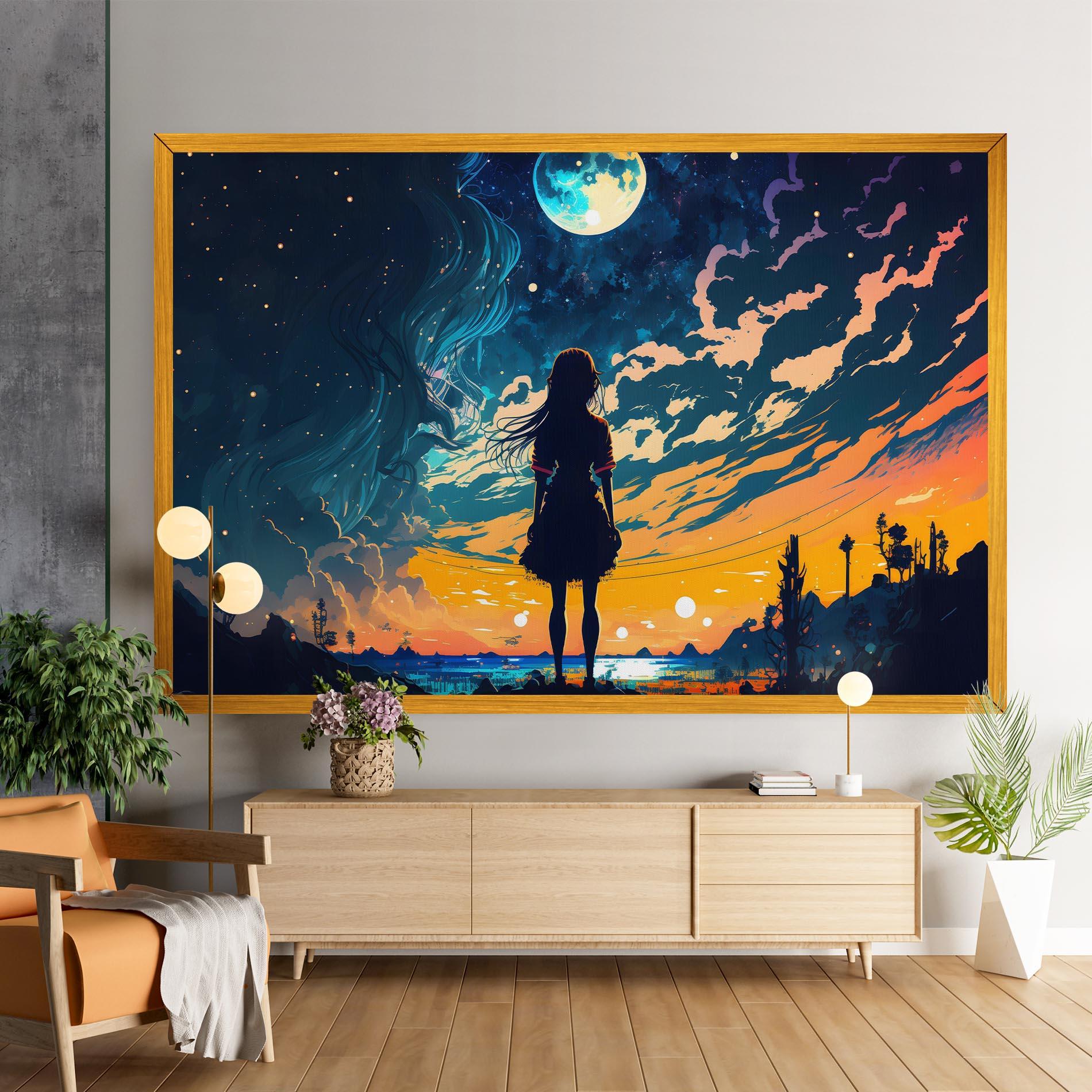 Картина на платно Mystical Woman Fairytale mockup 9