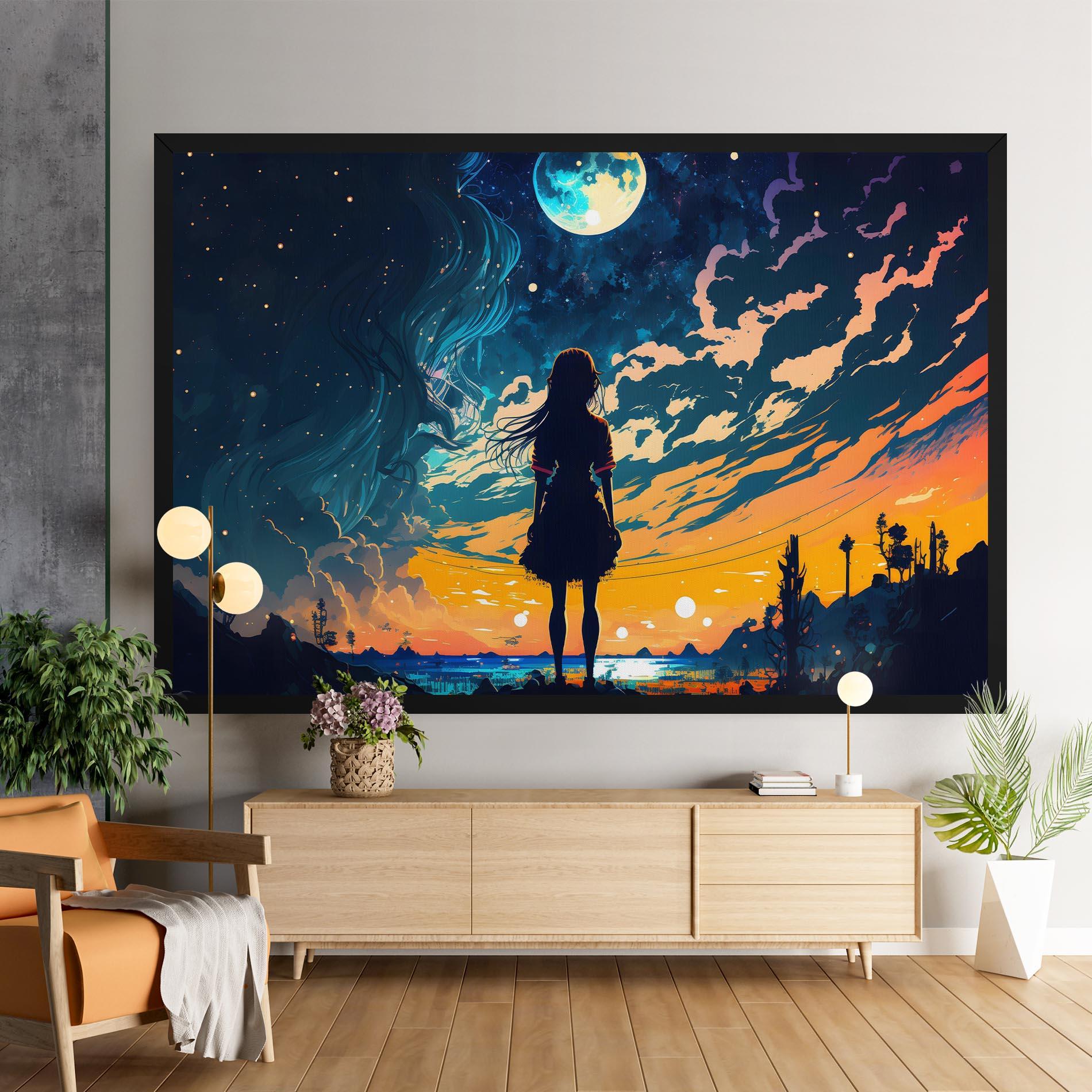 Картина на платно Mystical Woman Fairytale mockup 9