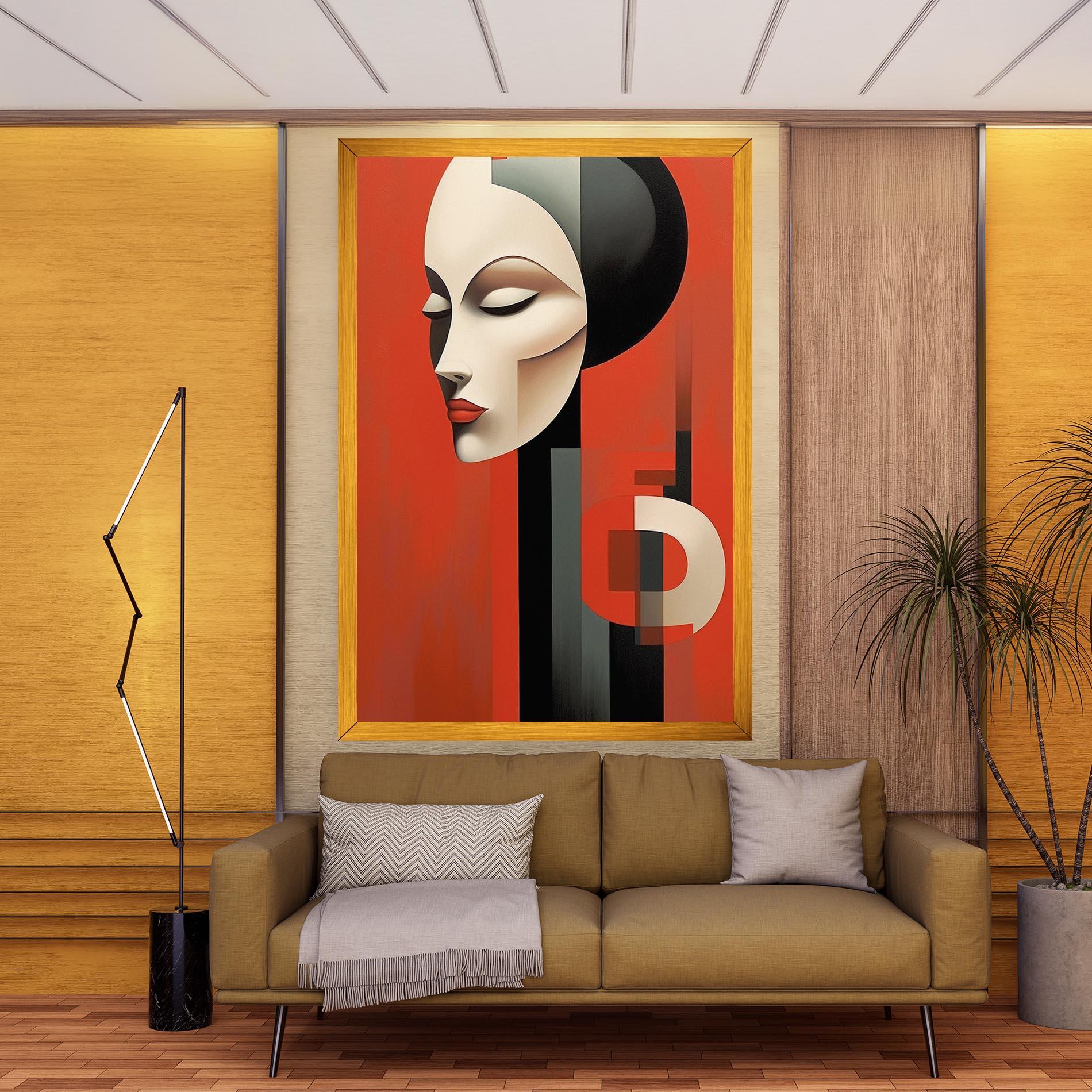 Картина на платно Art Russian Revolution mockup 9