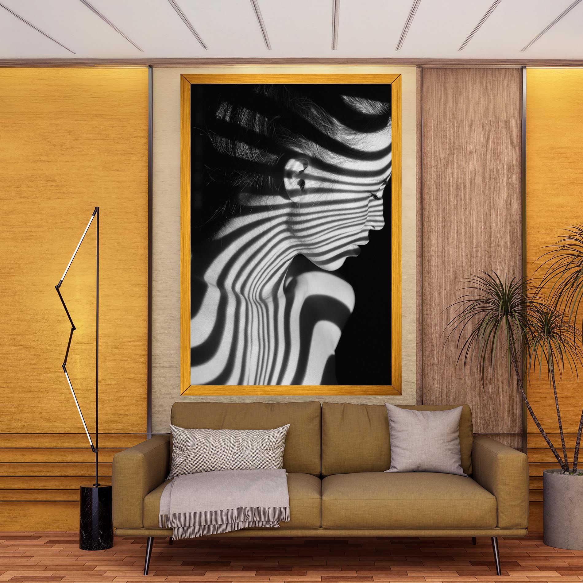 Zebra Stripes Woman mockup 9