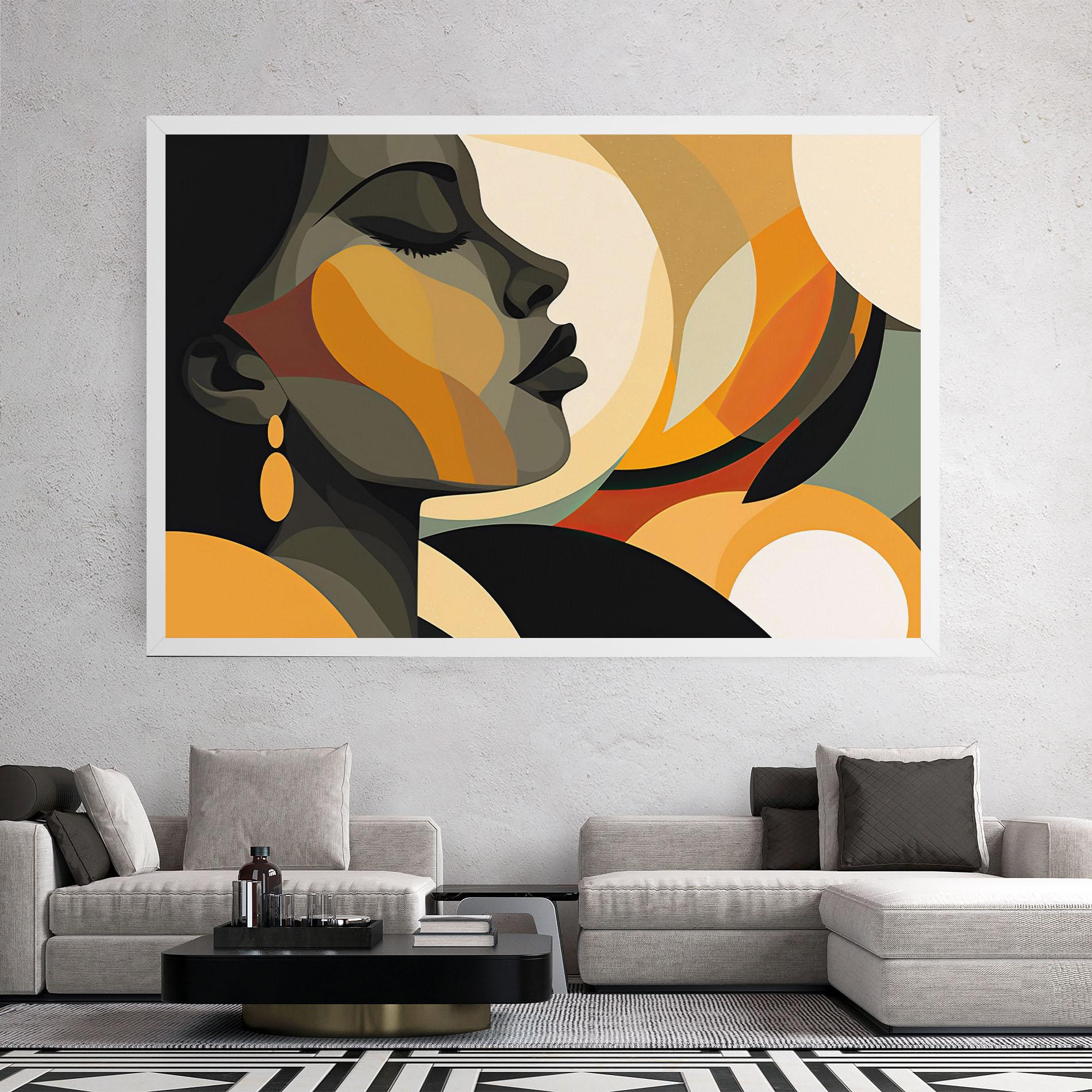 Картина на платно Dreamy Graphic Girl mockup 2