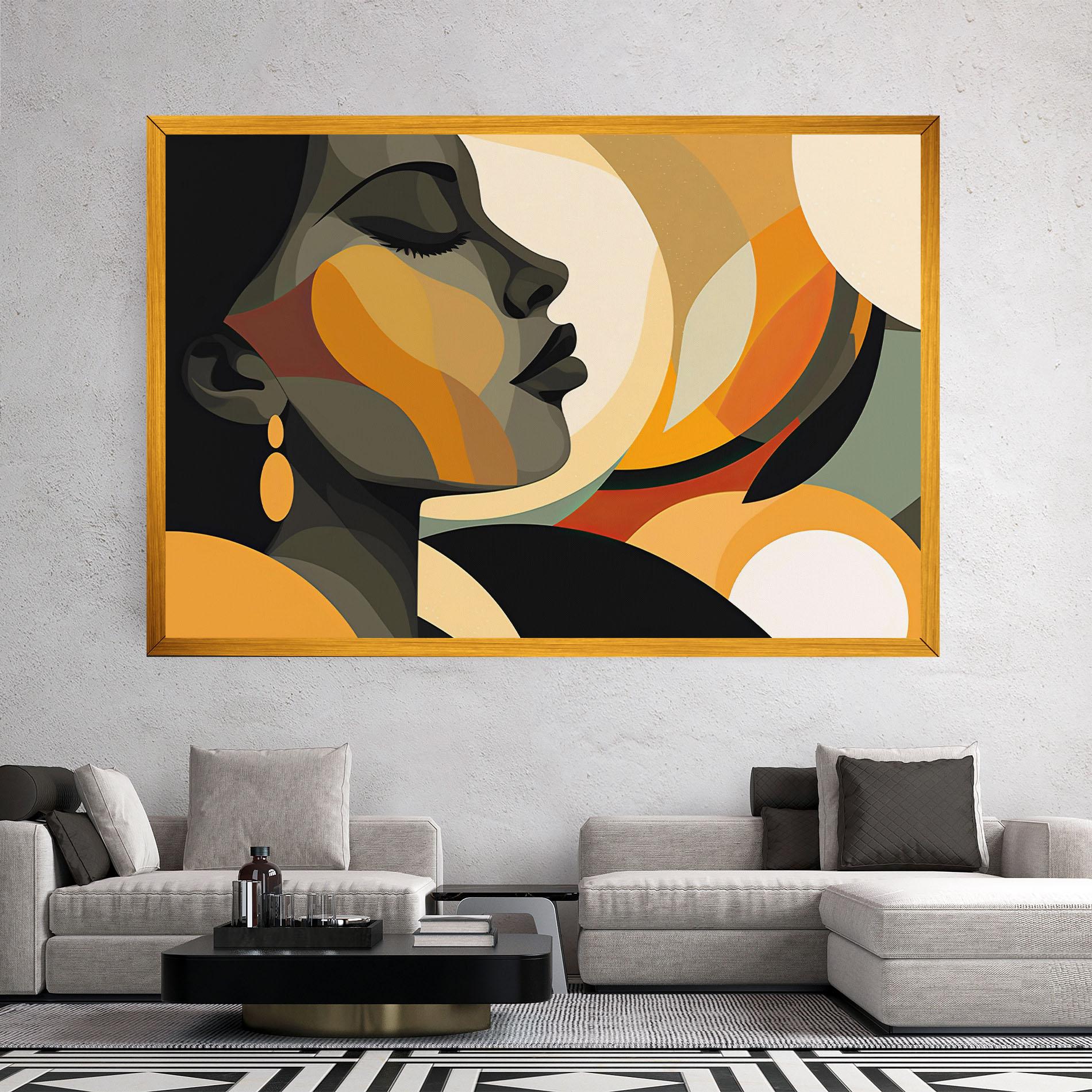 Картина на платно Dreamy Graphic Girl mockup 2