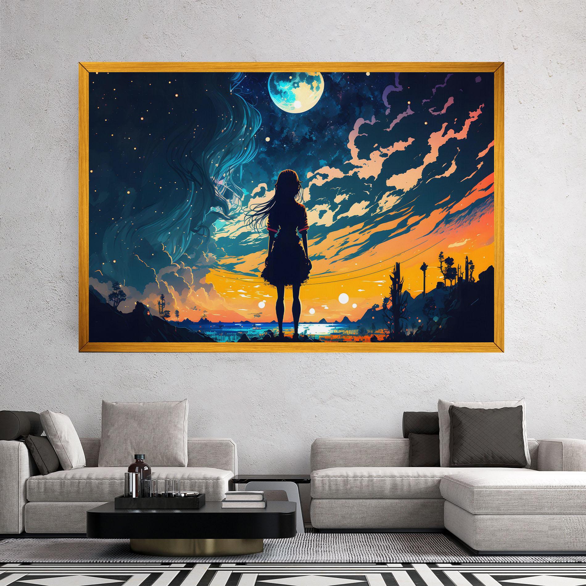 Картина на платно Mystical Woman Fairytale mockup 2