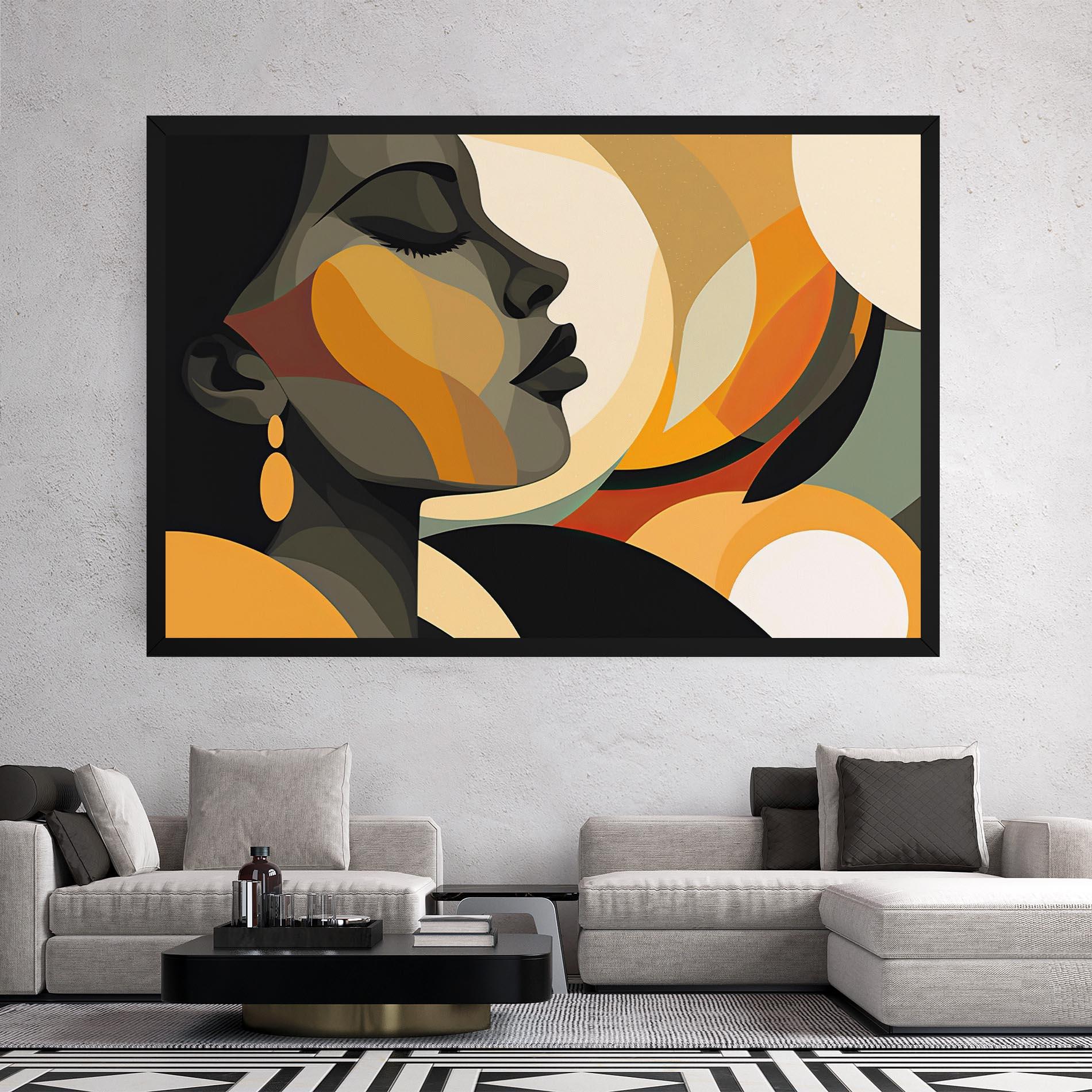 Картина на платно Dreamy Graphic Girl mockup 2