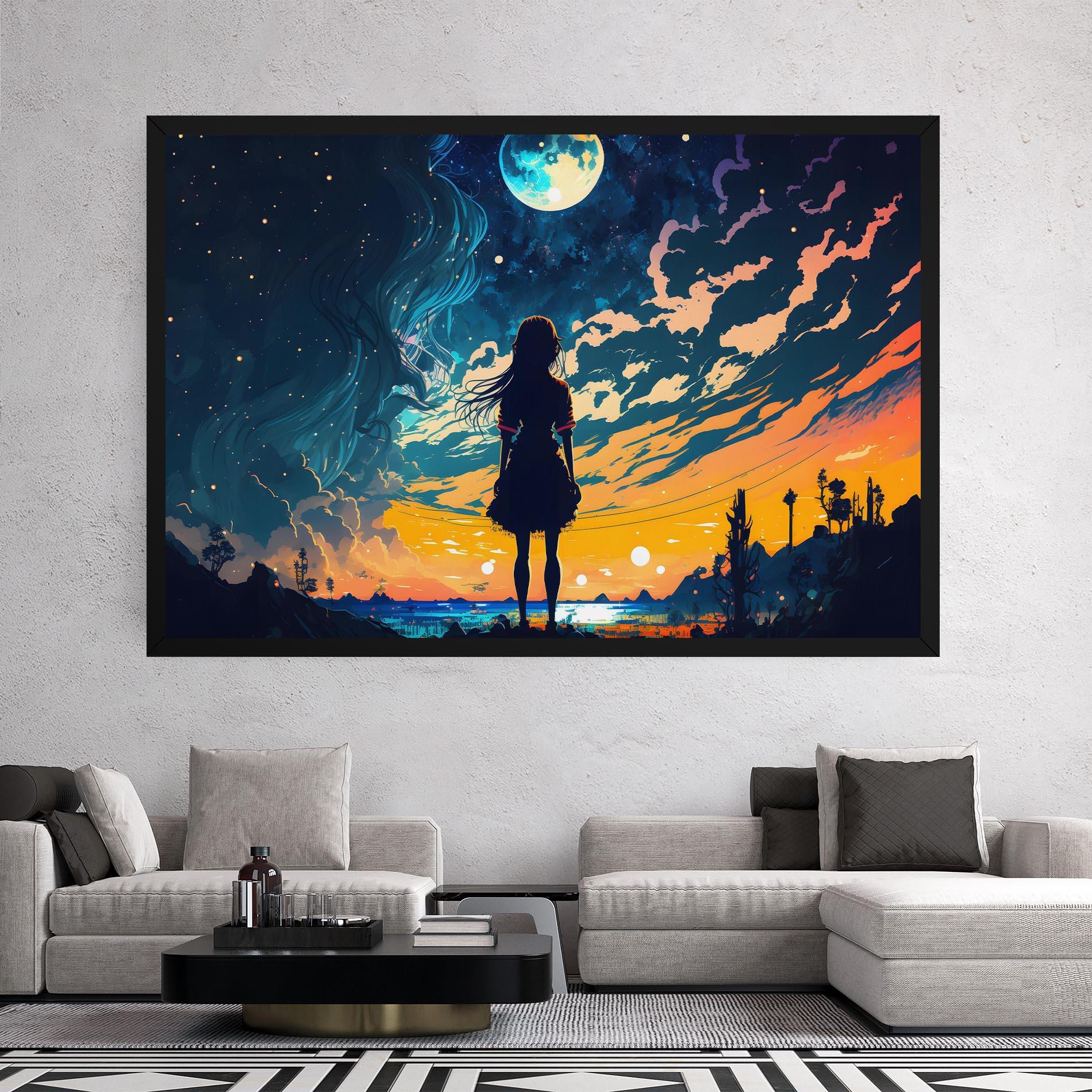 Картина на платно Mystical Woman Fairytale mockup 2