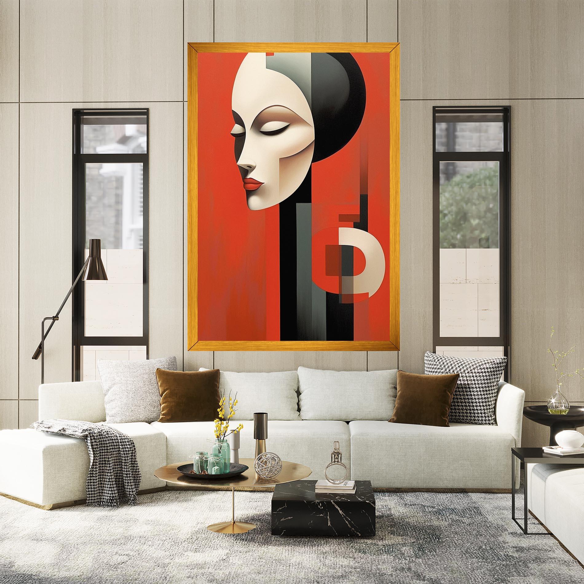 Картина на платно Art Russian Revolution mockup 2