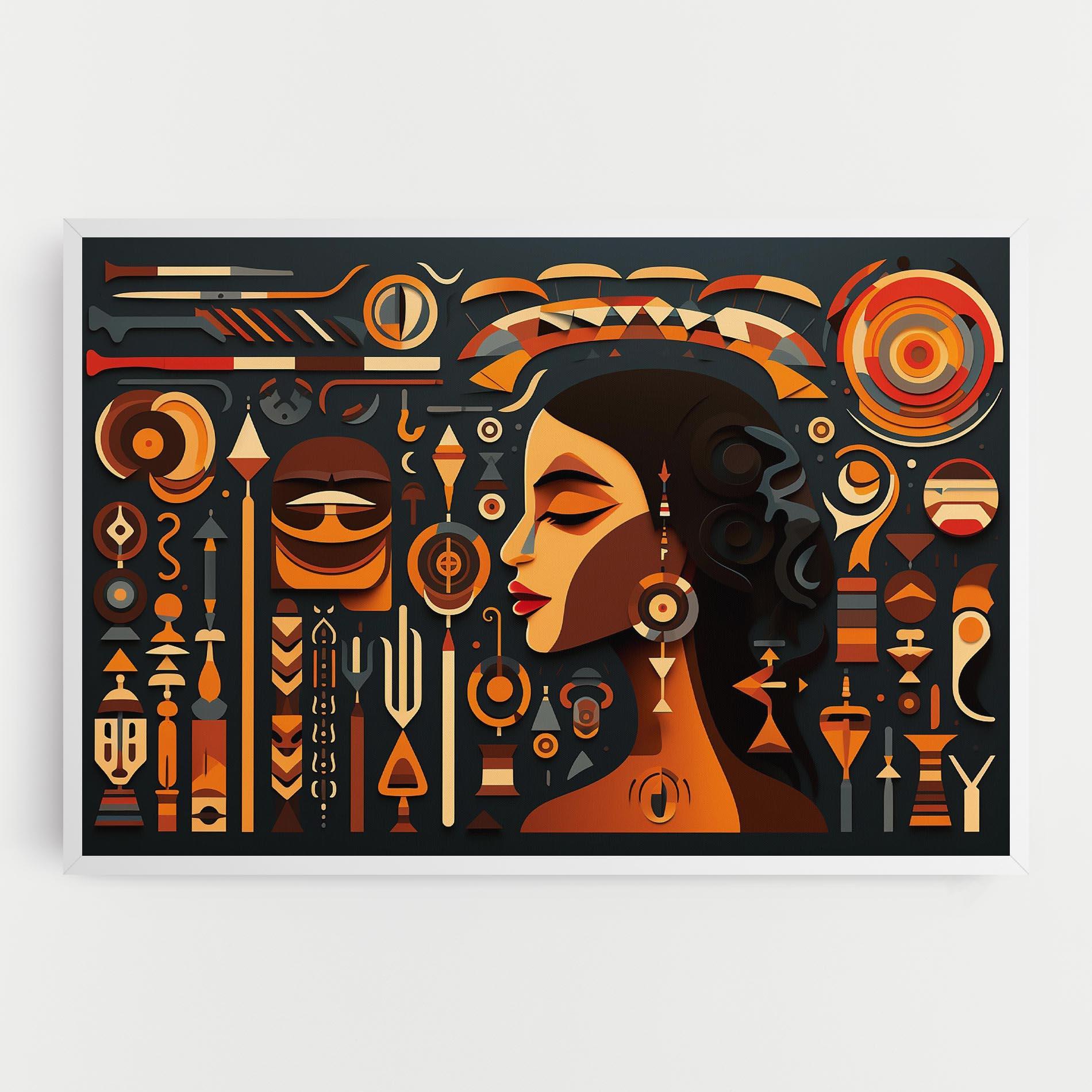 Картина на платно Old Cultural Elements mockup 0