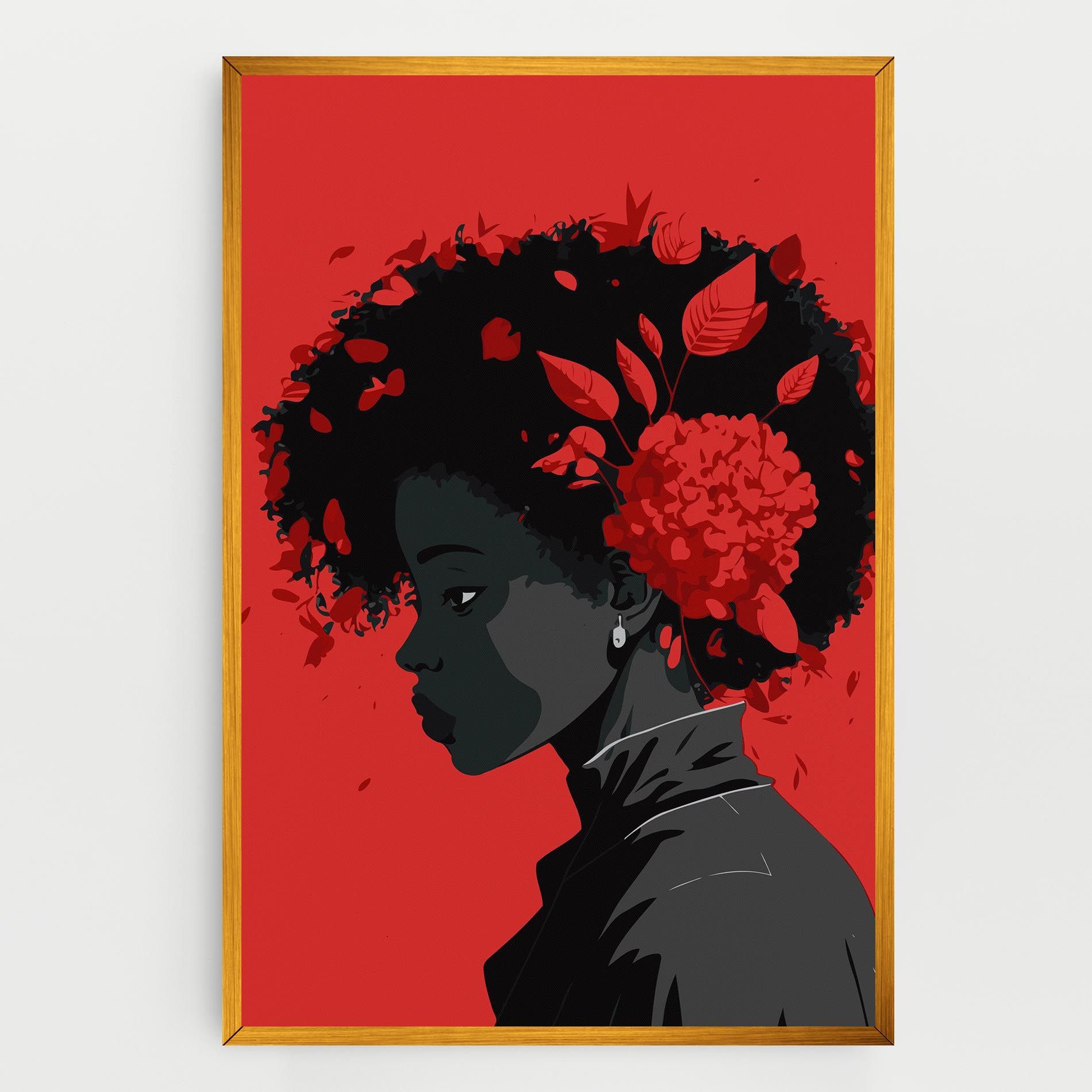 African Red Flower mockup 0