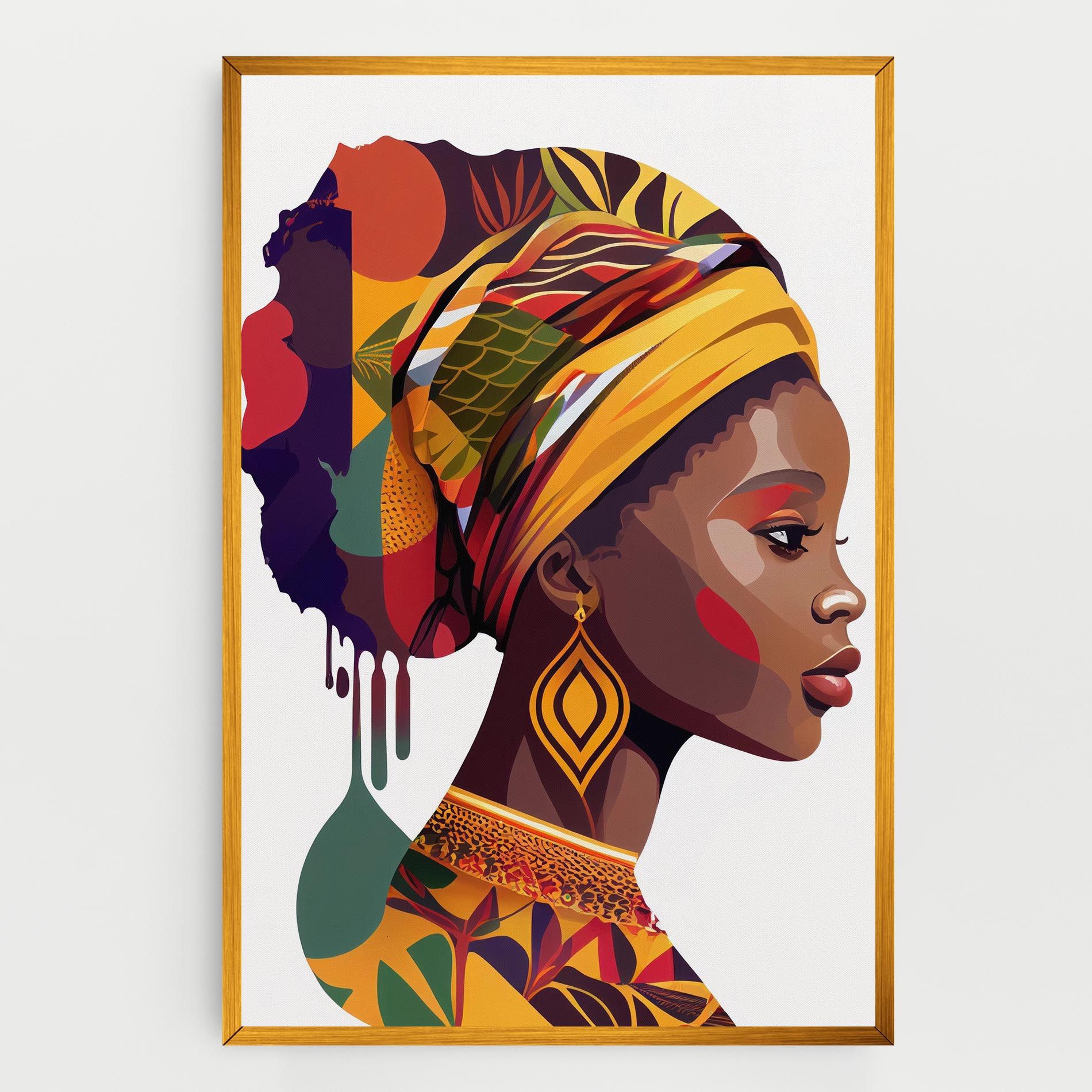 Colorful African mockup 0