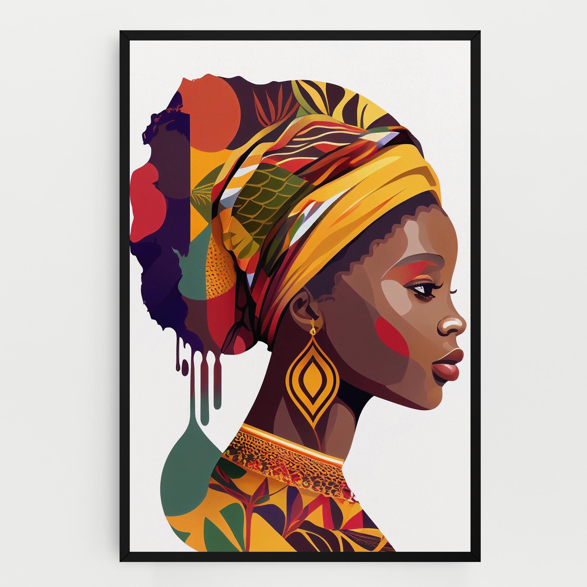 Colorful African mockup 0