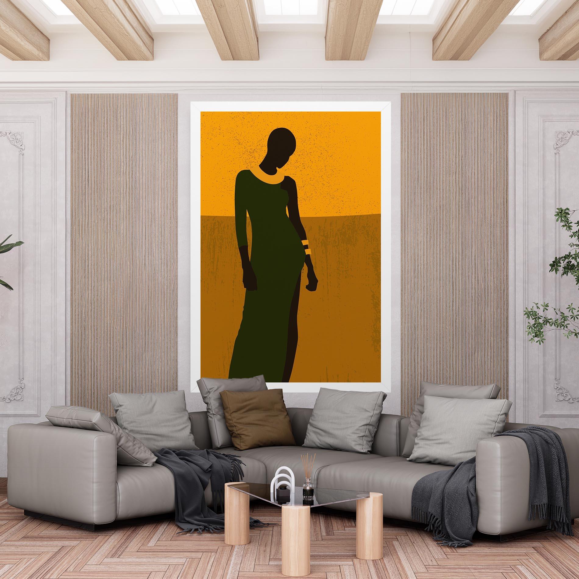 Картина на платно African Dress mockup 6