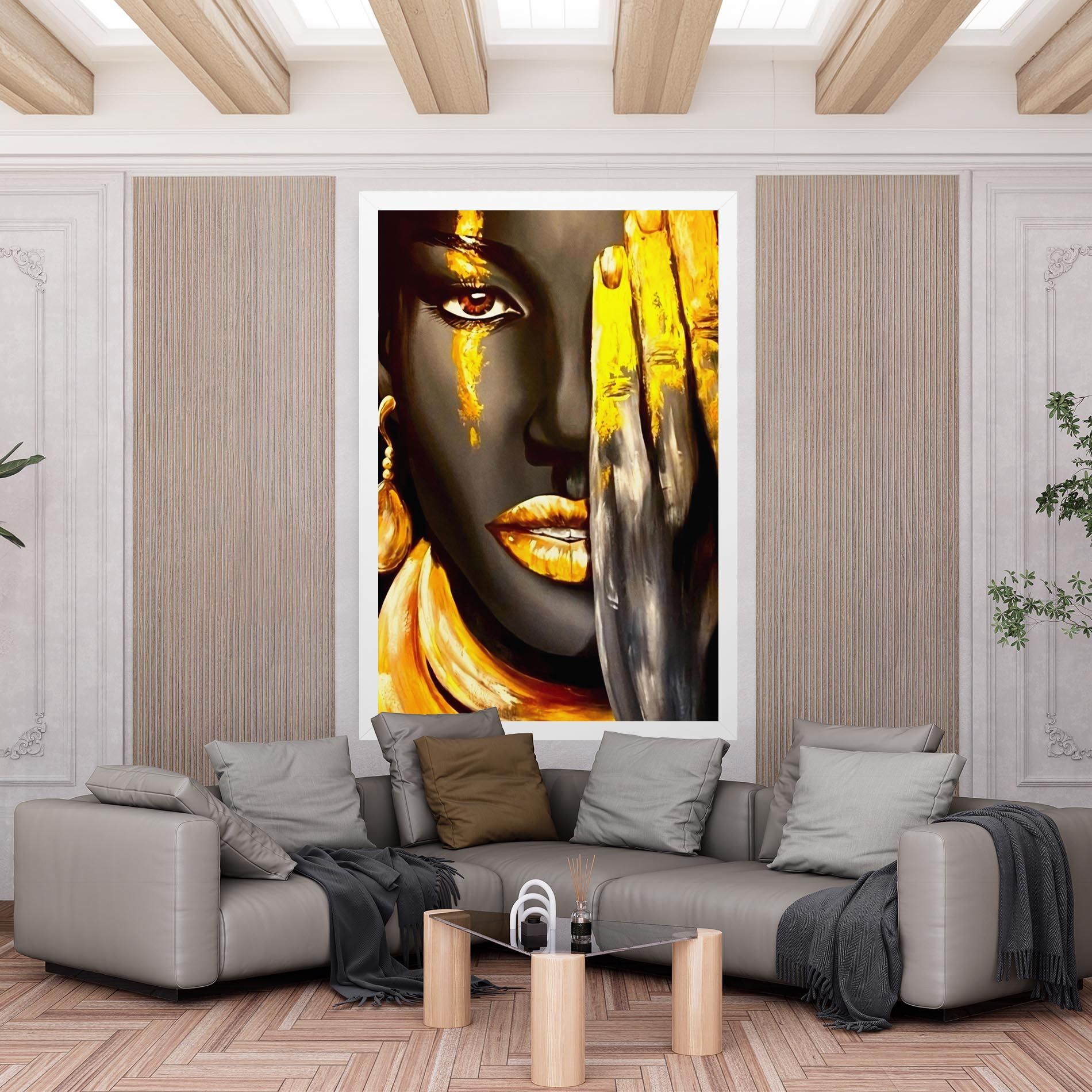 Golden African Women mockup 6