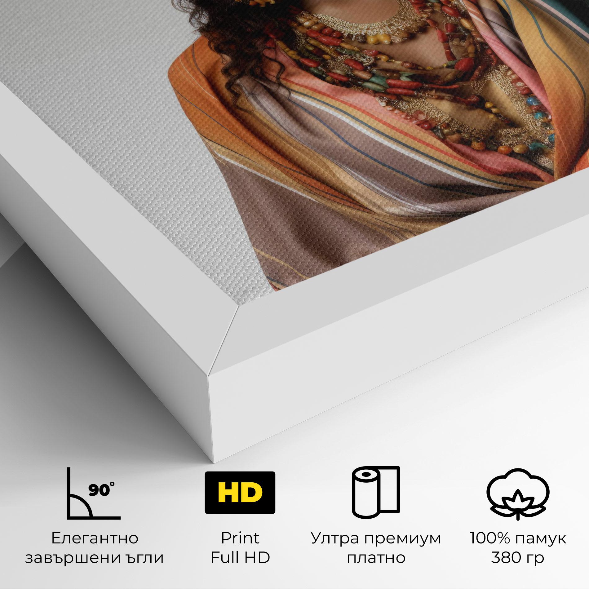 Картина на платно East African Woman mockup 4