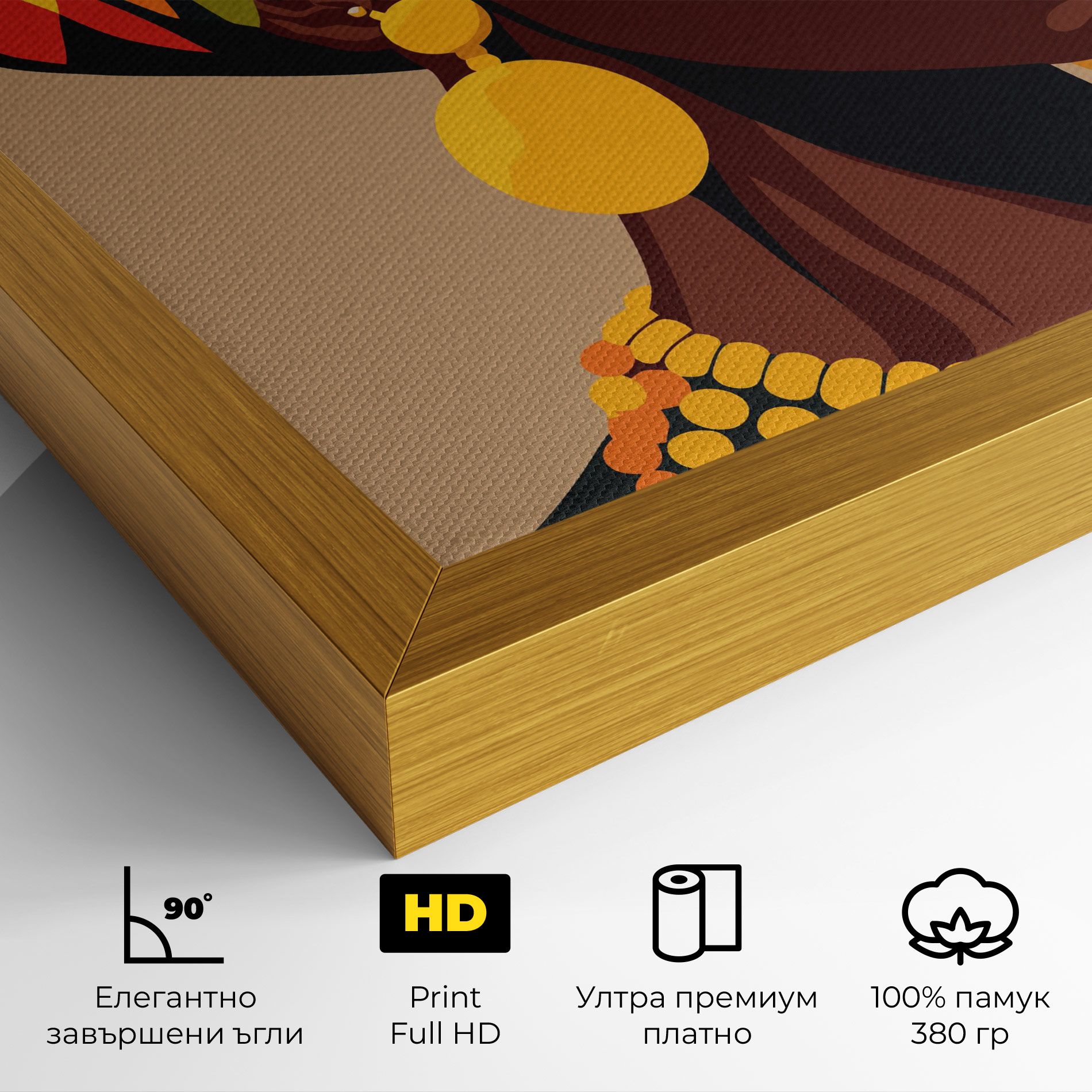 African Earrings mockup 4