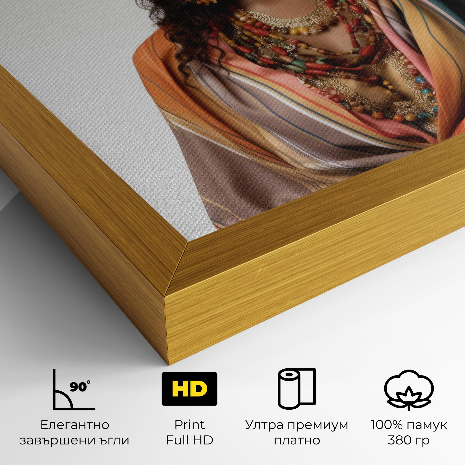 Картина на платно East African Woman mockup 4