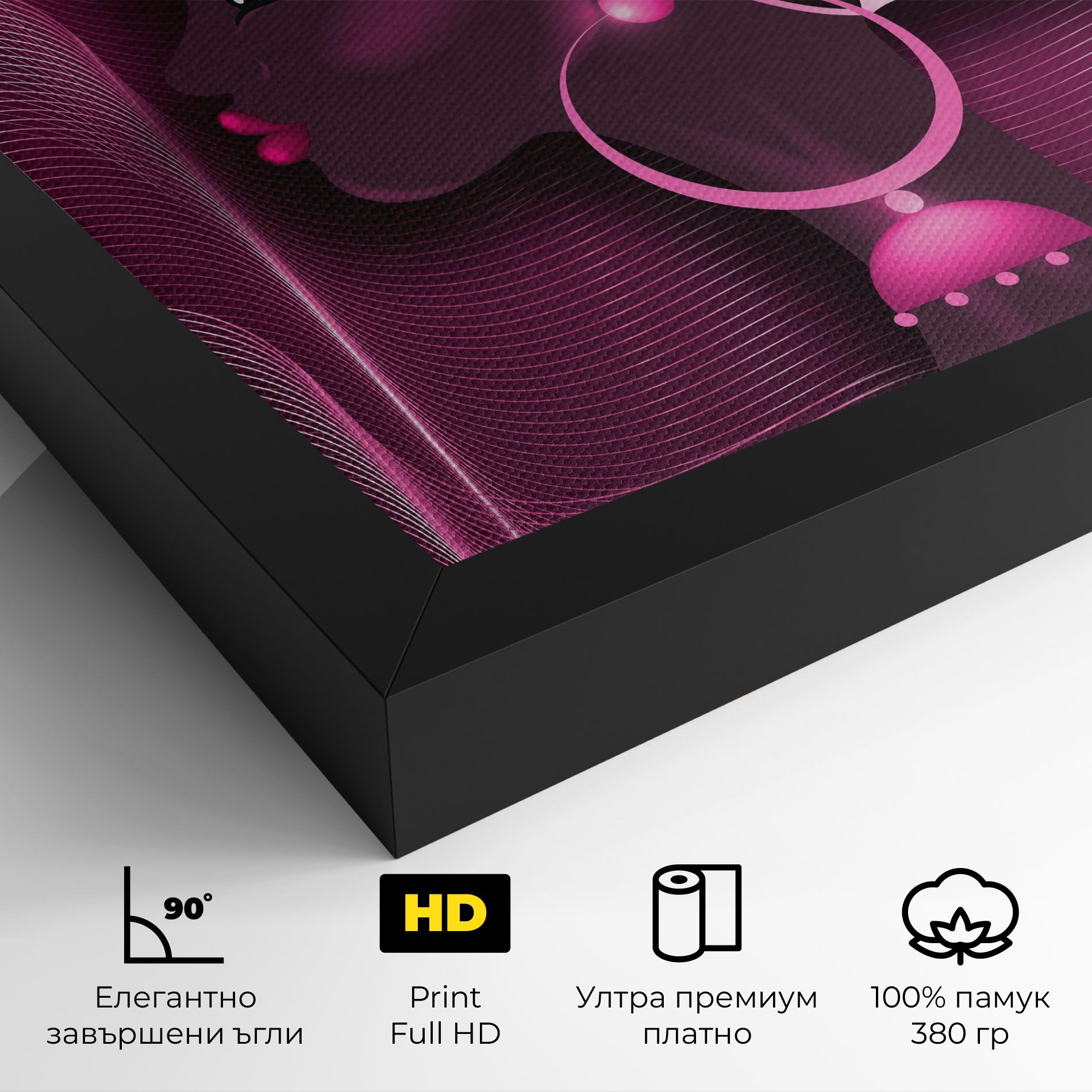 African Pink Woman mockup 4