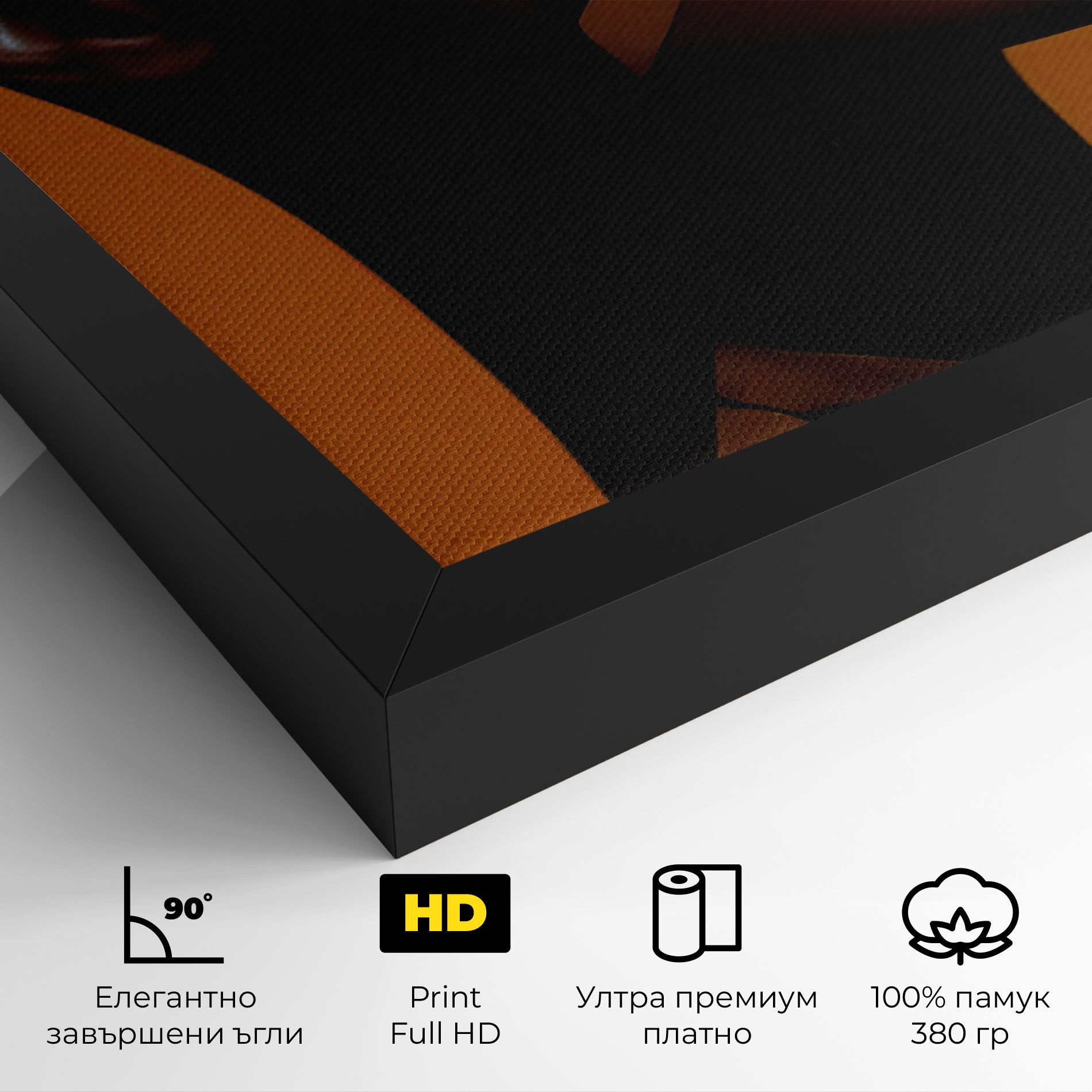 African Woman On Orange mockup 4