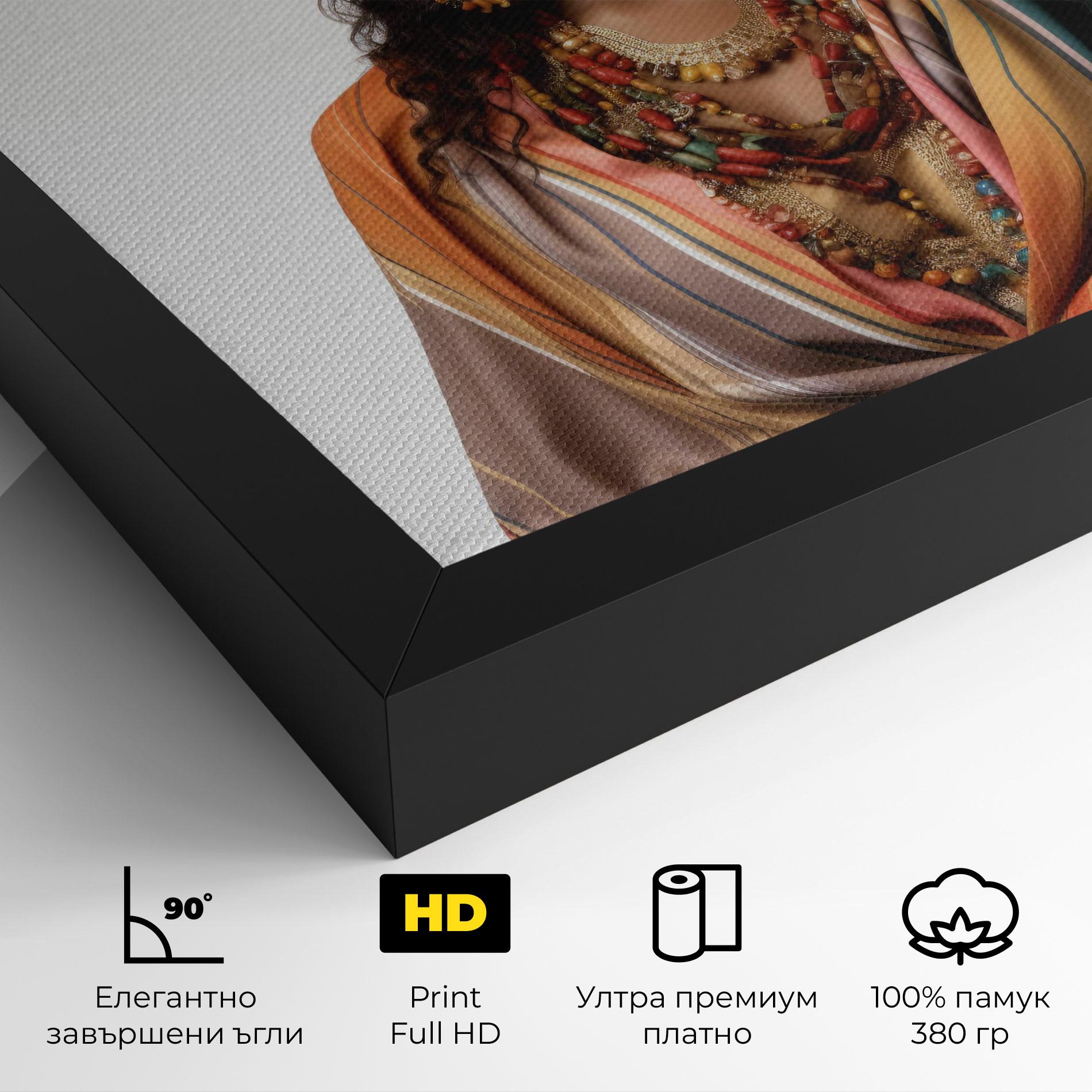 Картина на платно East African Woman mockup 4