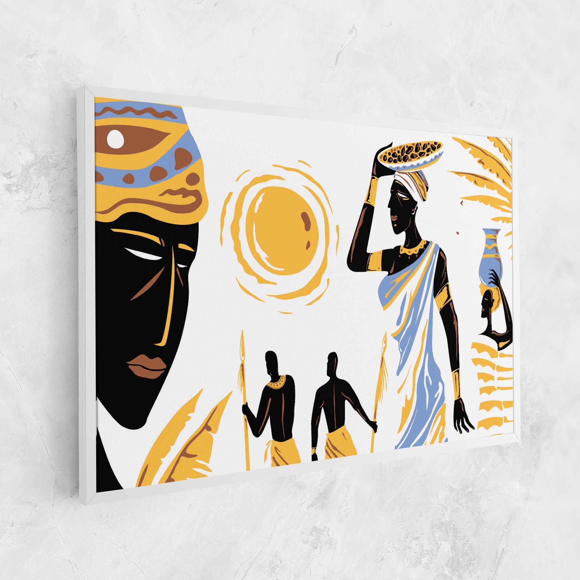 African Drawing mockup 1