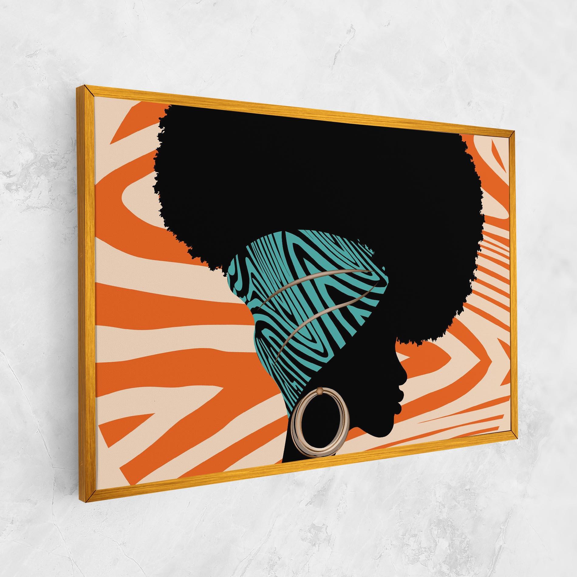 Картина на платно African Bandana mockup 1