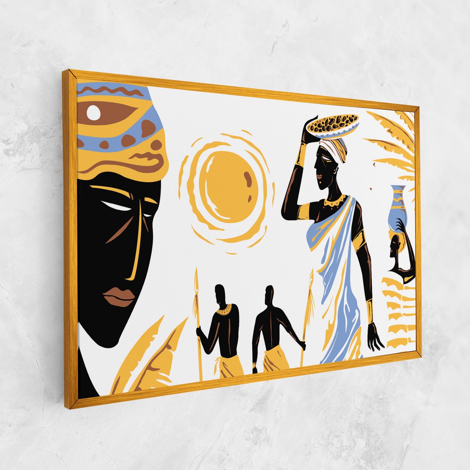 African Drawing mockup 1