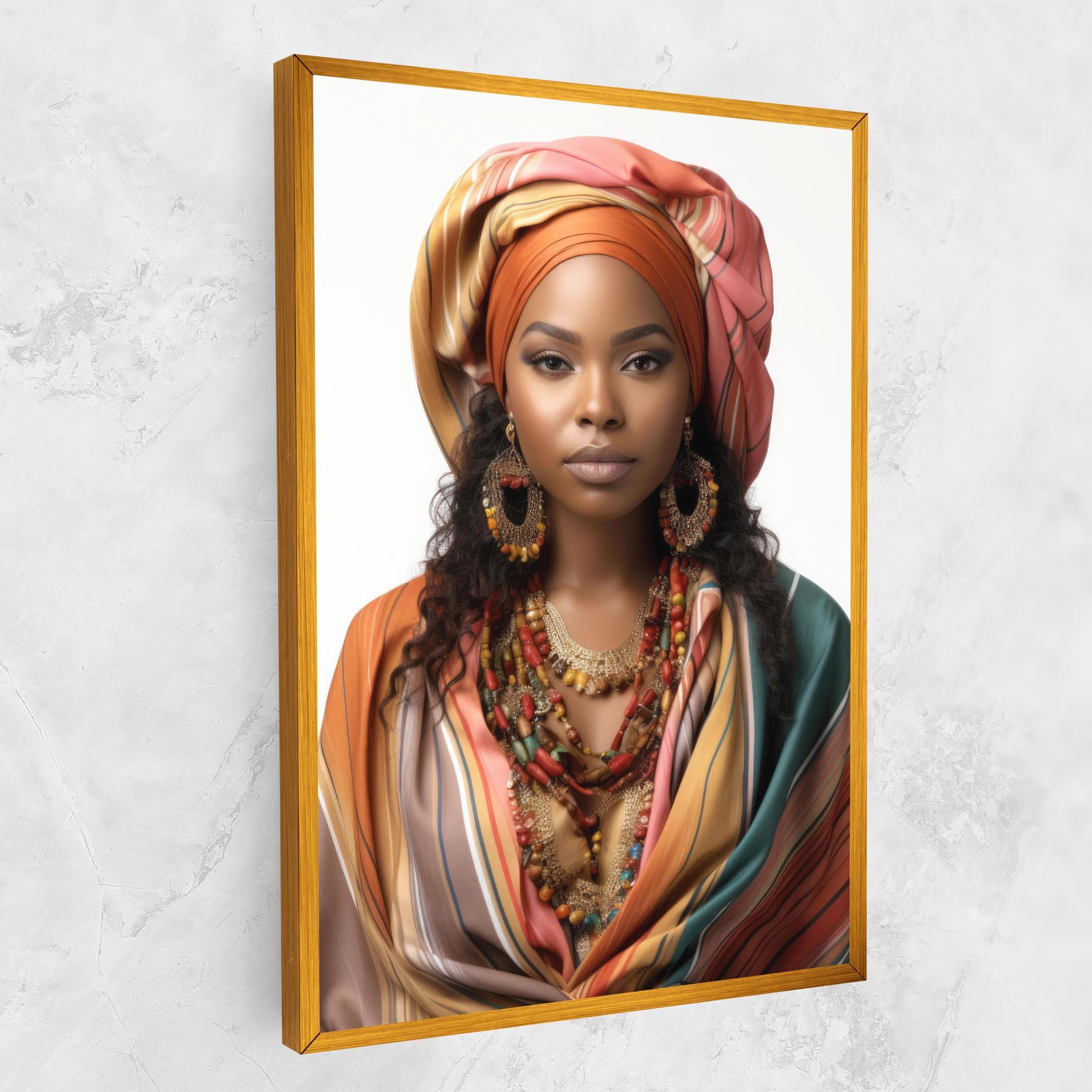 Картина на платно East African Woman mockup 1