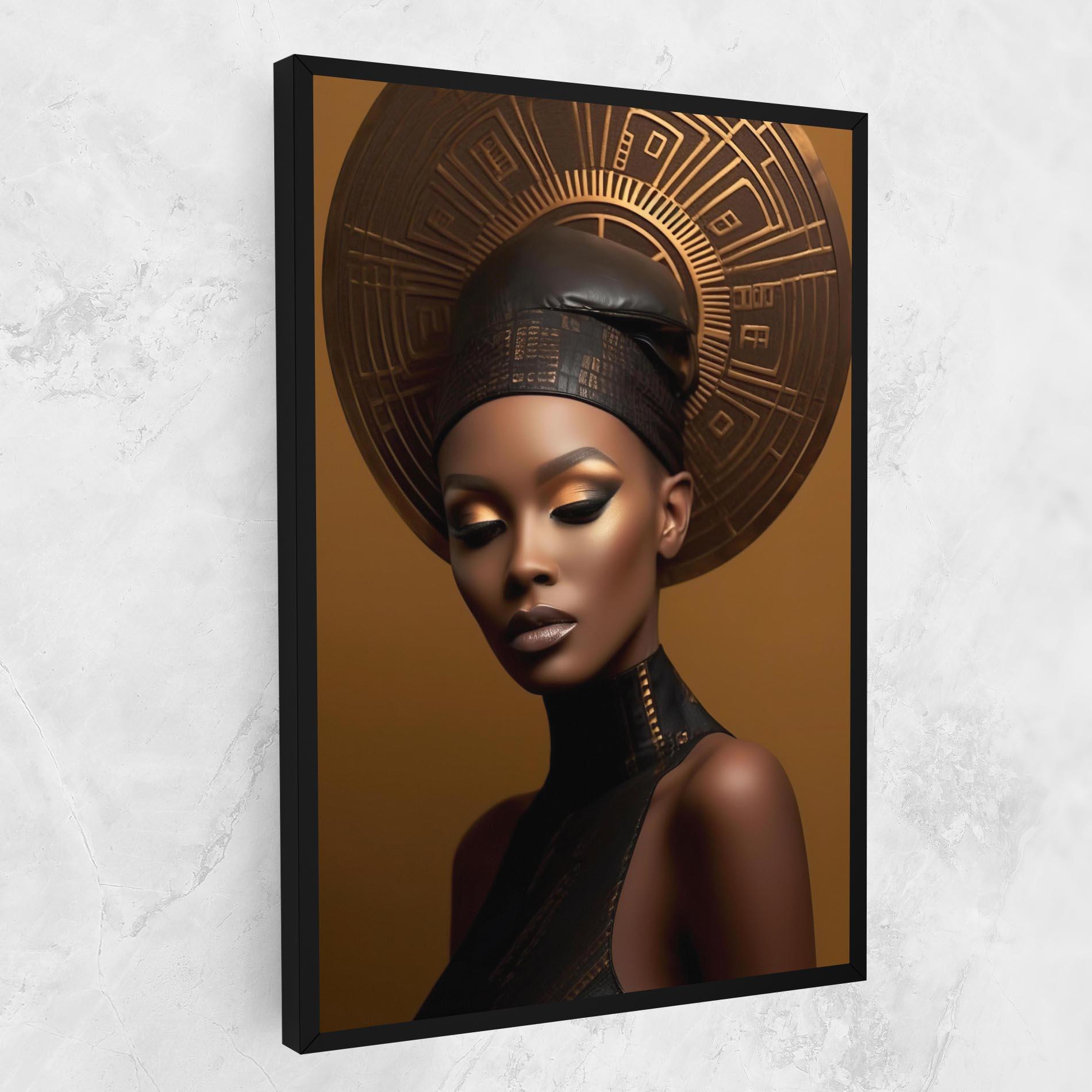 Картина на платно African Abstract Art mockup 1