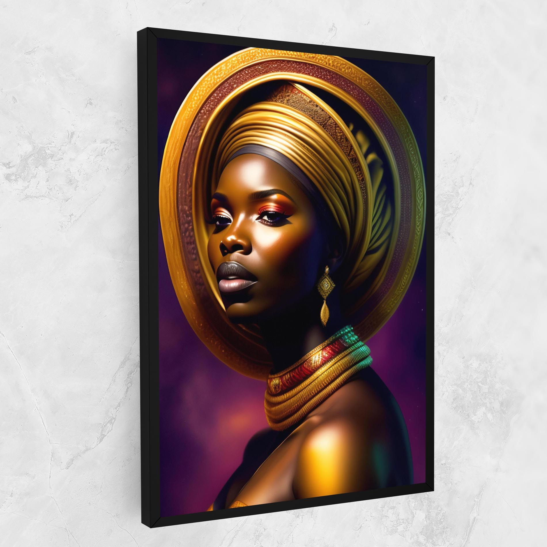 Golden Crown Woman mockup 1