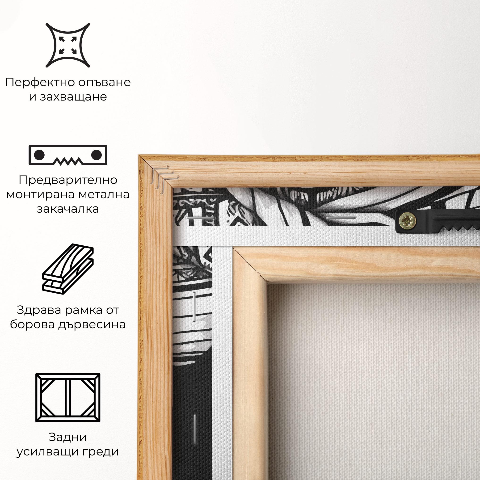 Картина на платно Beautiful African Lady mockup 5