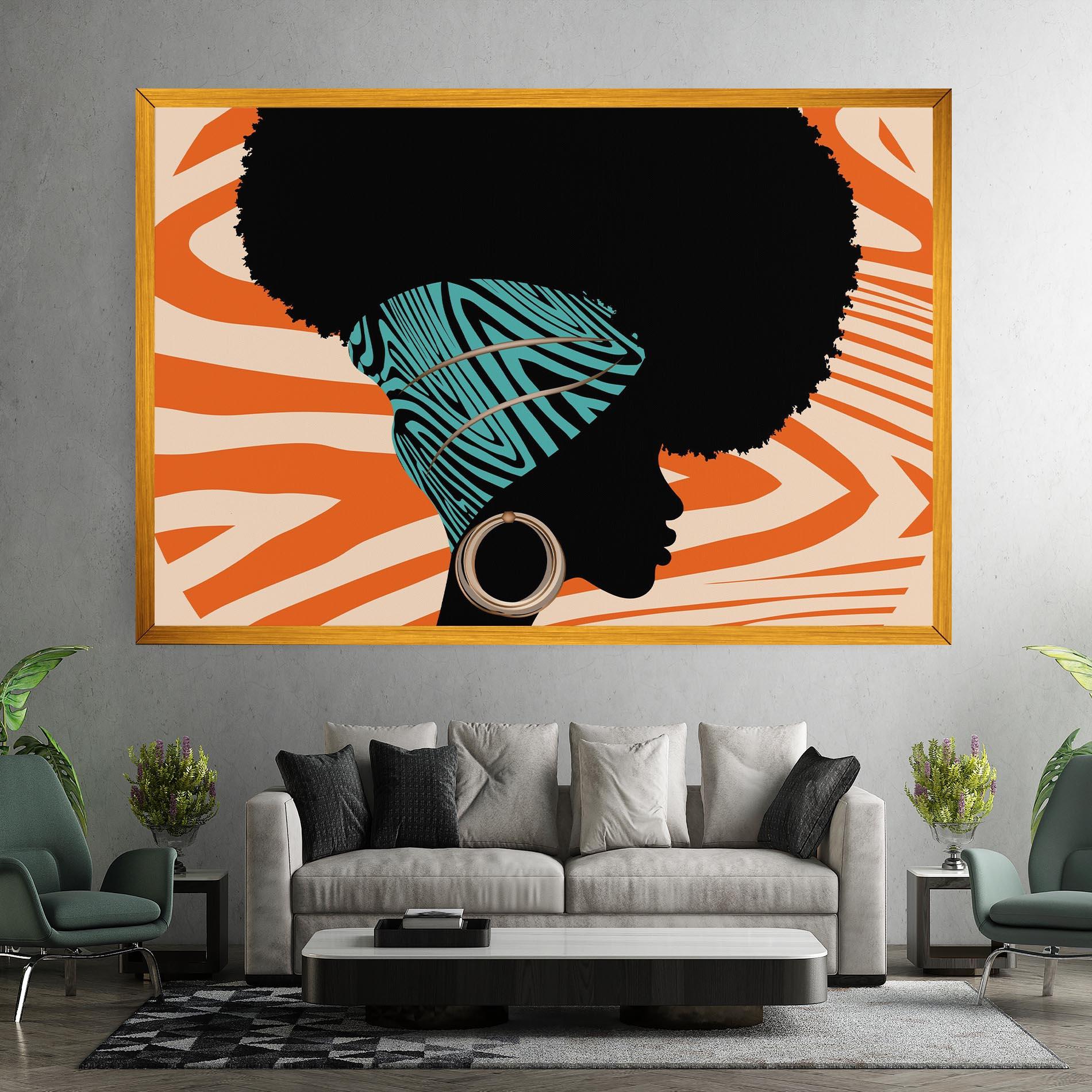 Картина на платно African Bandana mockup 7