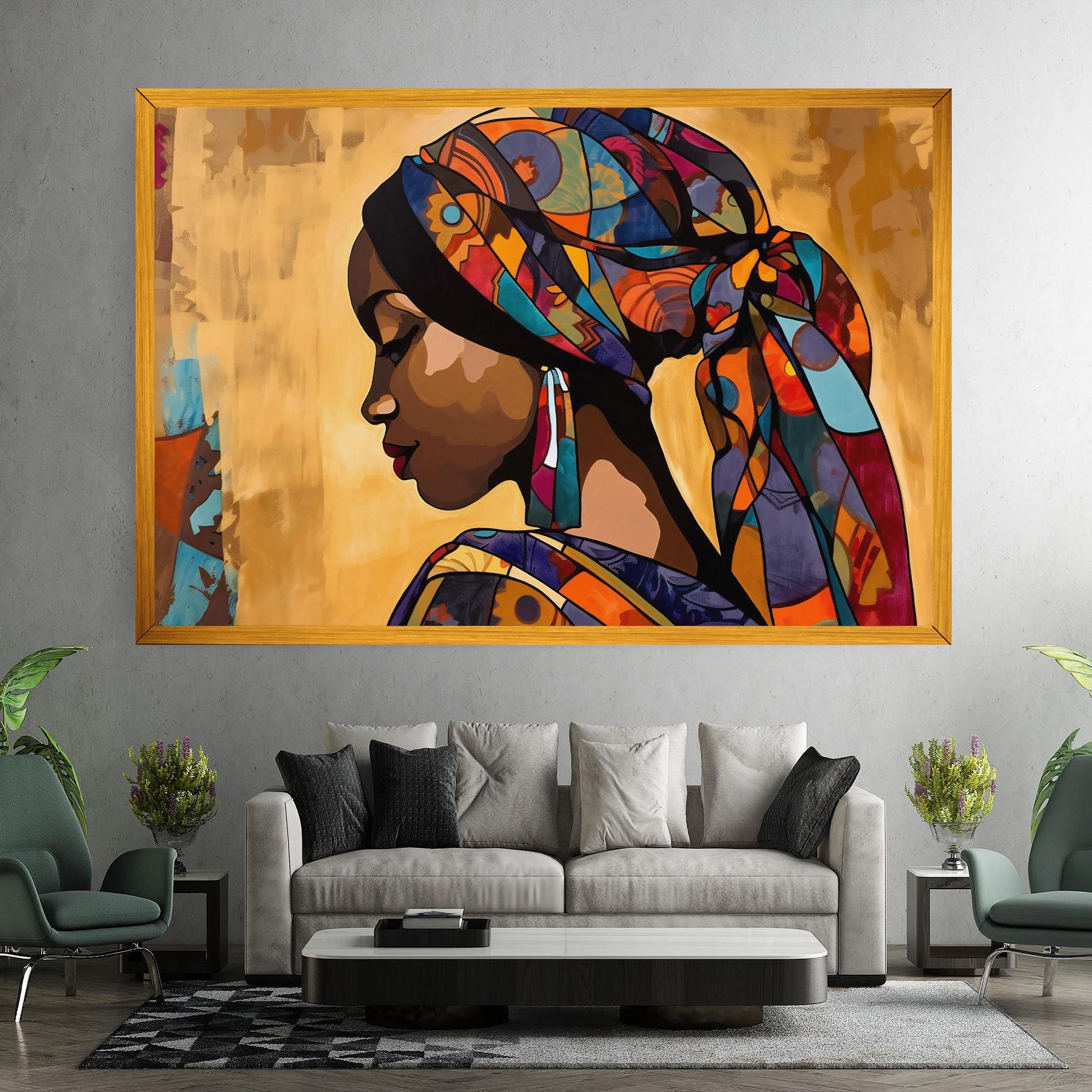 Headscarf Pretty Woman mockup 7