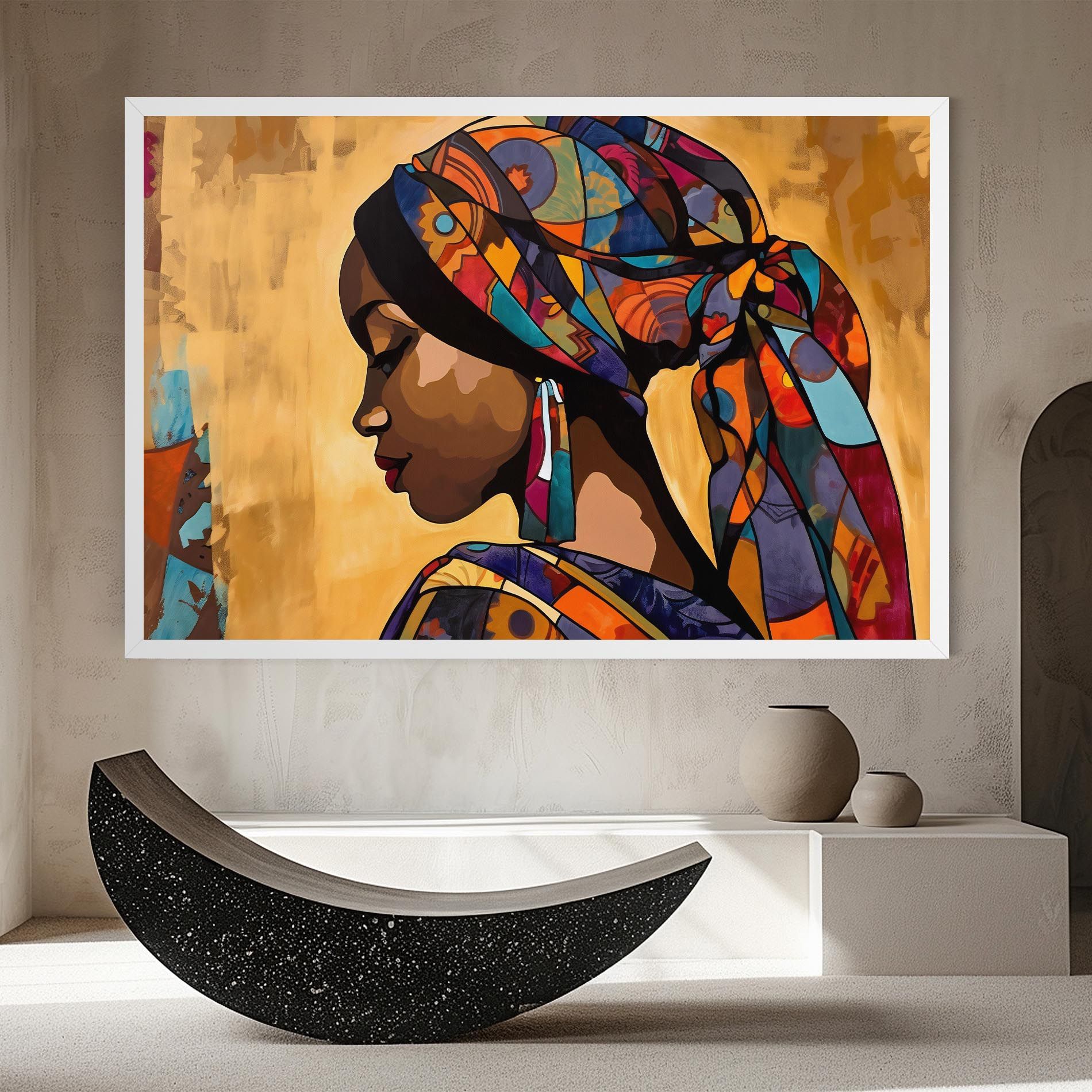 Headscarf Pretty Woman mockup 8