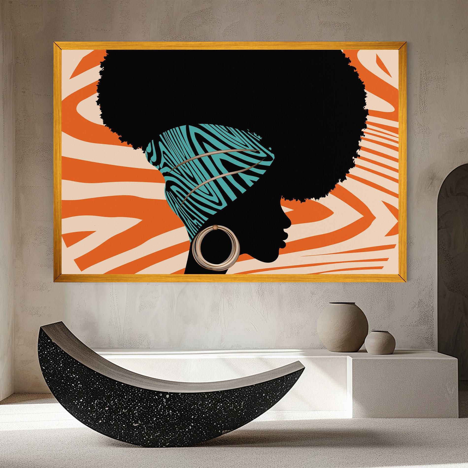 Картина на платно African Bandana mockup 8