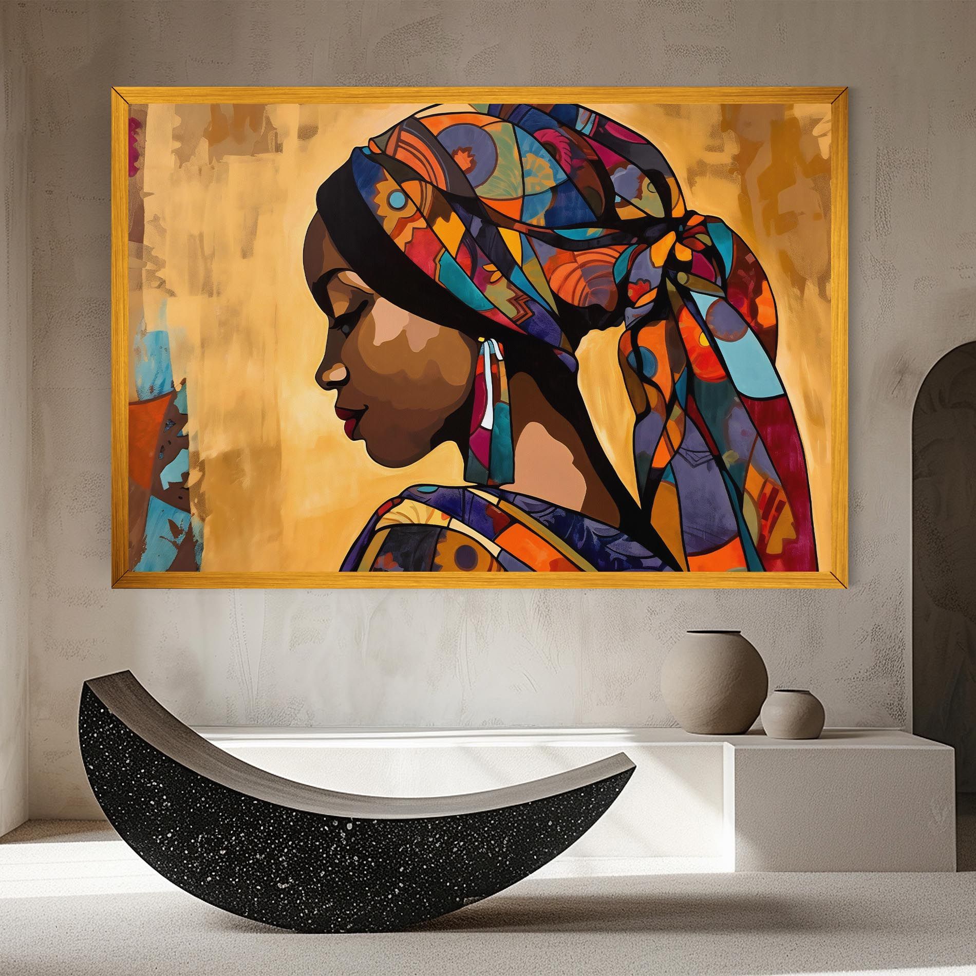 Headscarf Pretty Woman mockup 8