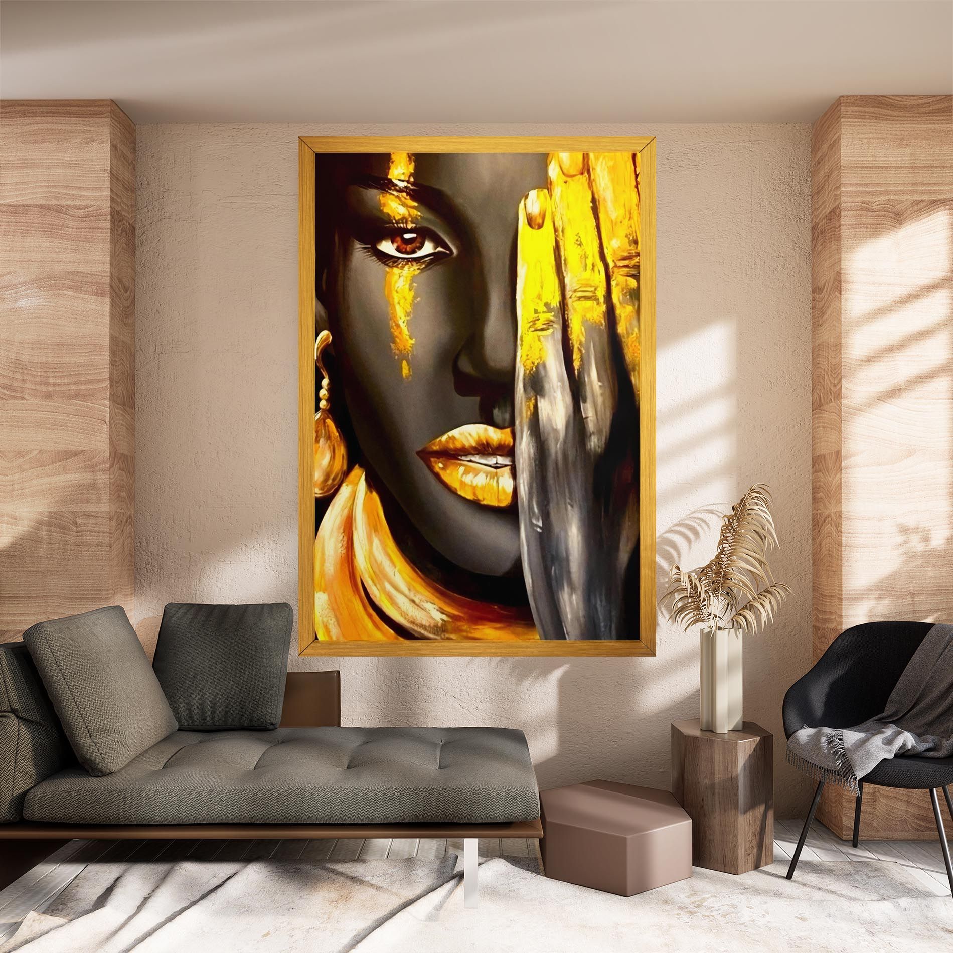 Golden African Women mockup 8