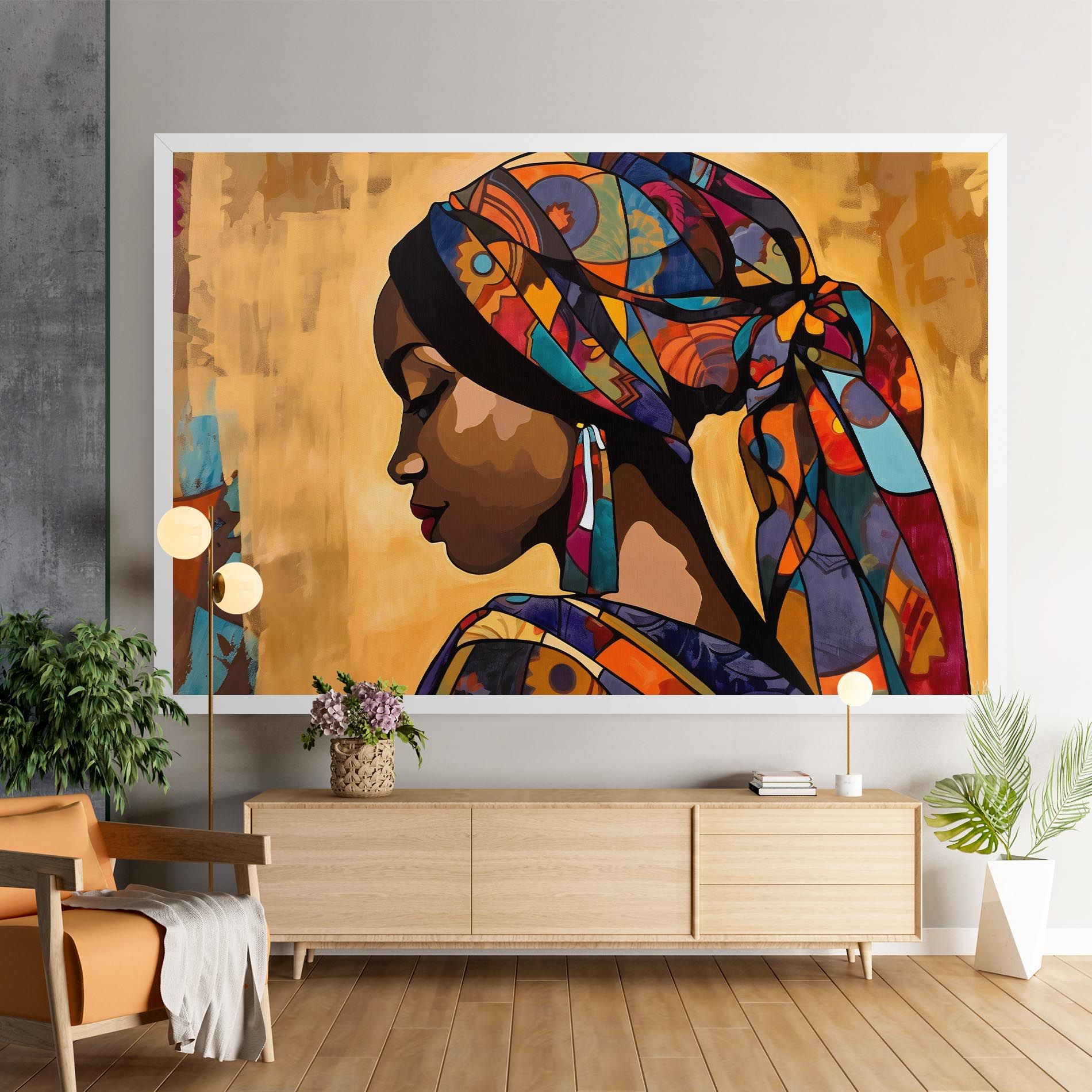 Headscarf Pretty Woman mockup 9