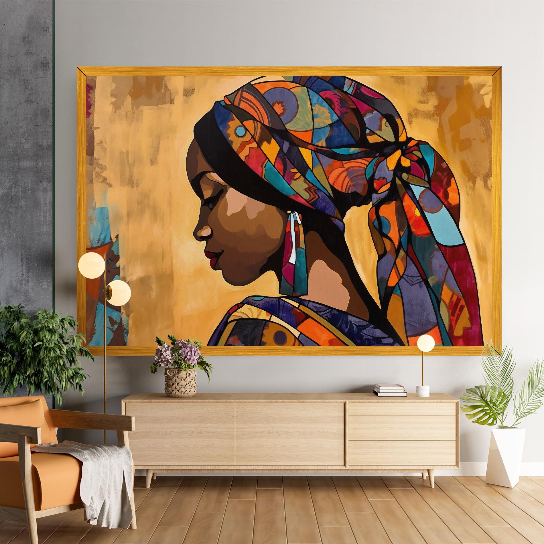 Headscarf Pretty Woman mockup 9