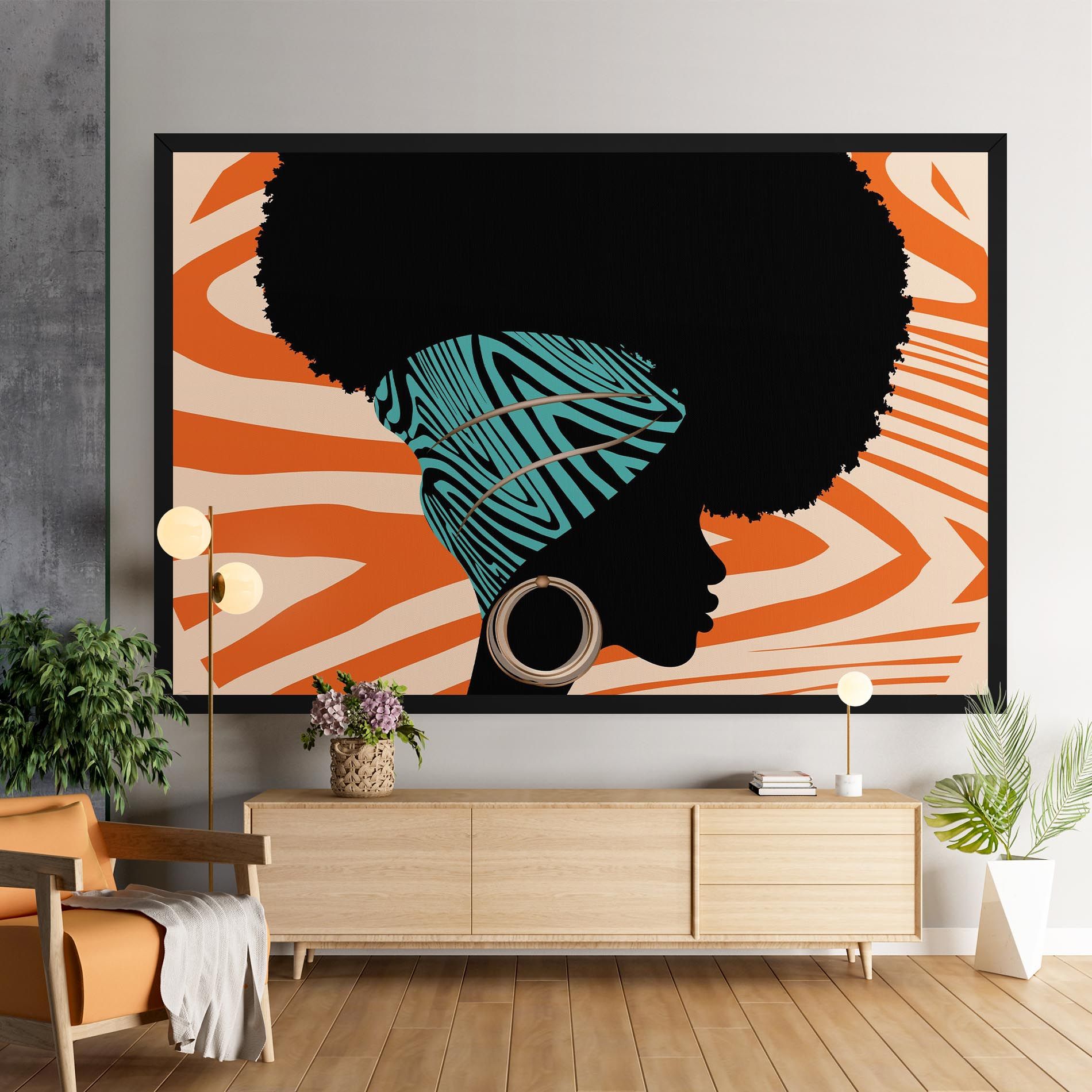 African Bandana mockup 9