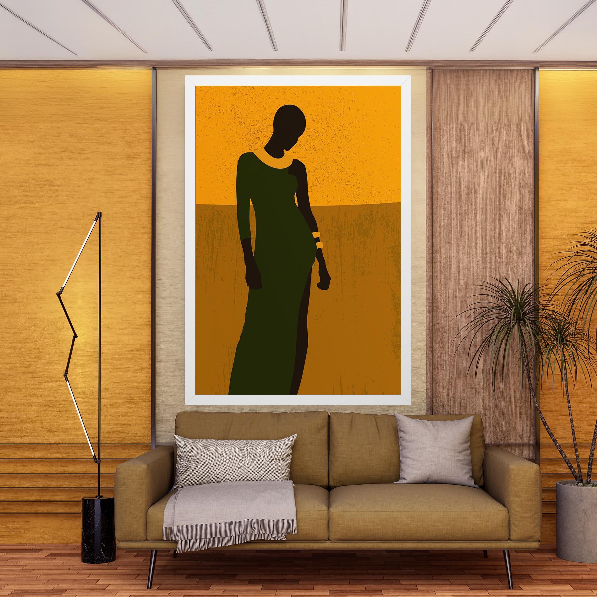 Картина на платно African Dress mockup 9